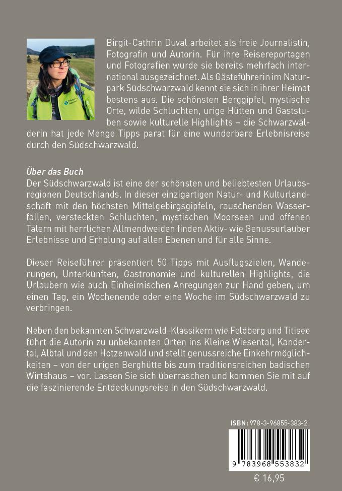 Rückseitencover Schwarzwald - Der Süden - HeimatMomente