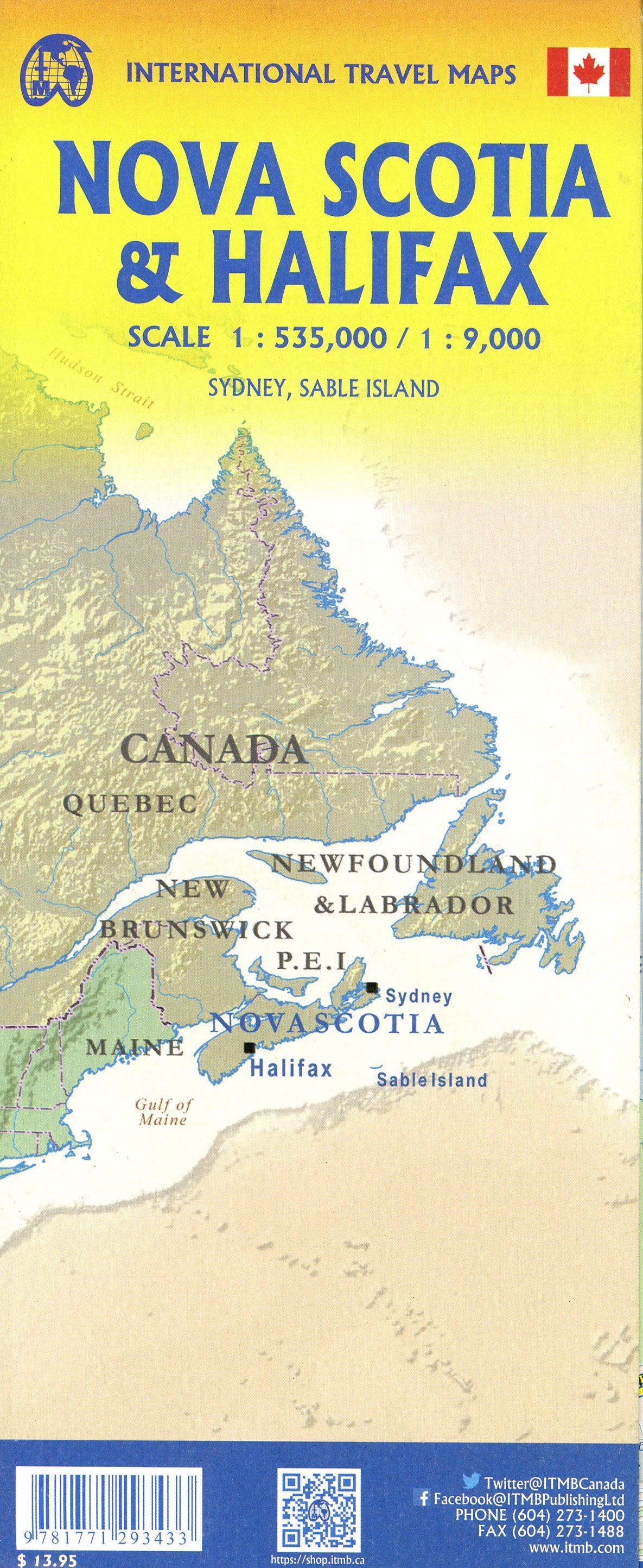 Beispielinhalt (Bild) Halifax & Nova Scotia 1:9000
