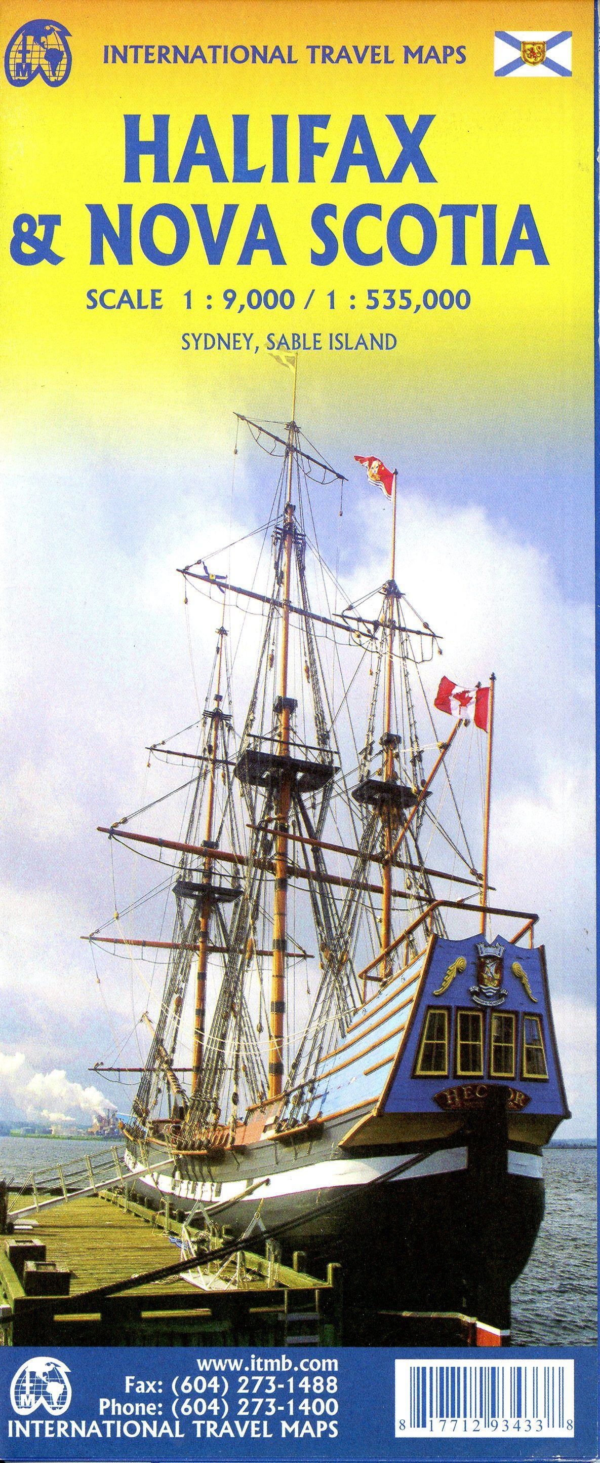 Vorderes Coverbild Halifax & Nova Scotia 1:9000