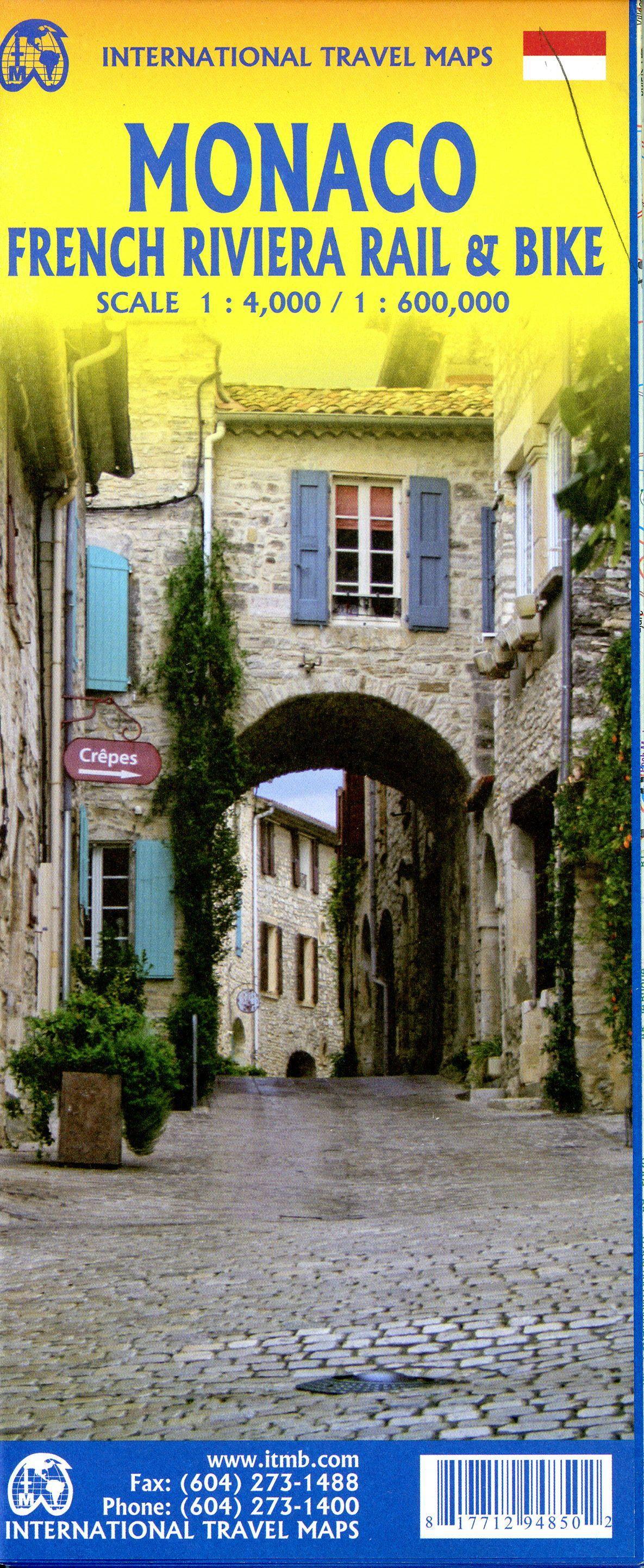 Vorderes Coverbild Monaco & French Riviera 1:4000