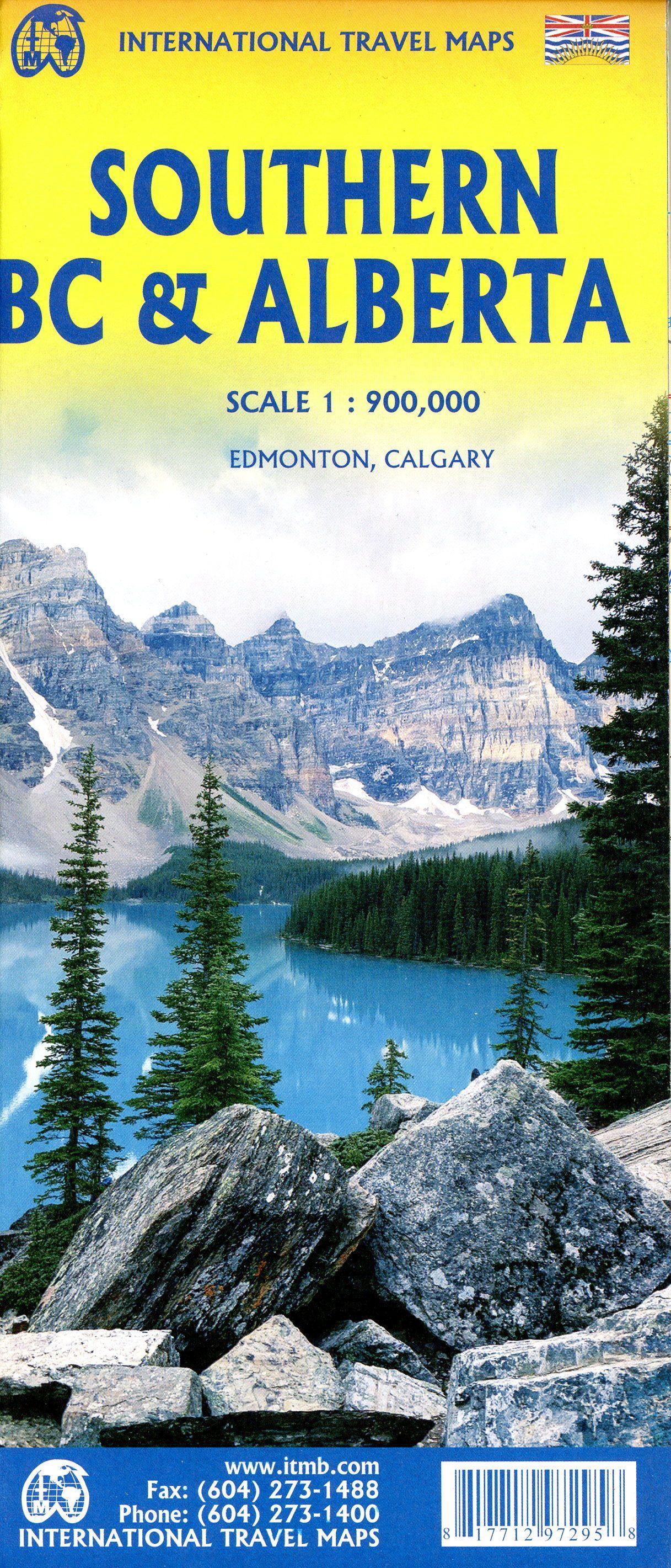 Vorderes Coverbild Southern BC/Alberta 1:900000