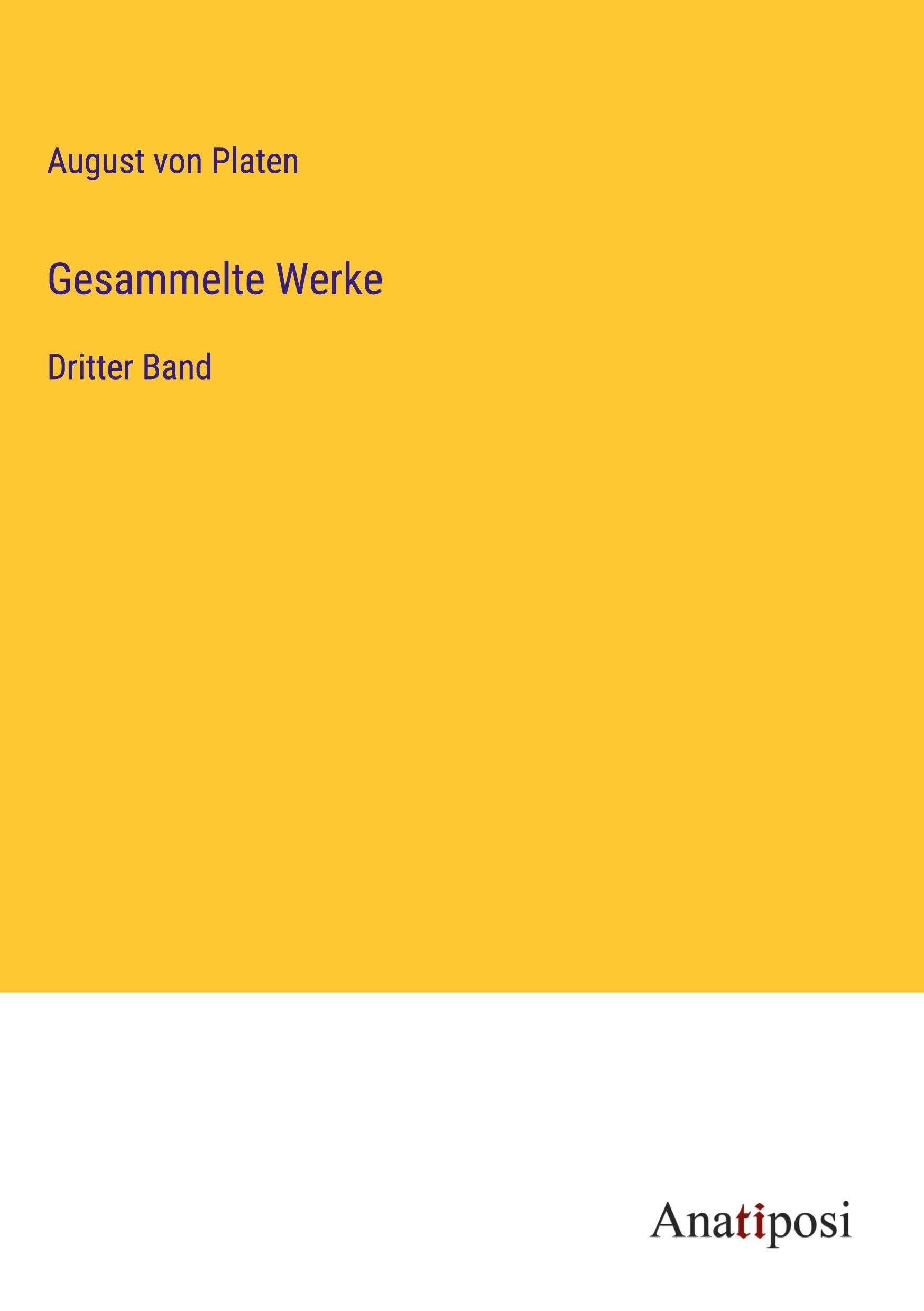 Vorderes Coverbild Gesammelte Werke