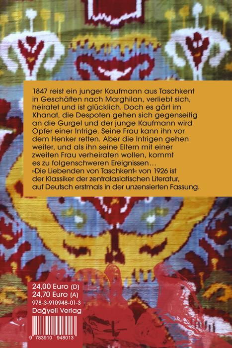 Rückseitencover Die Liebenden von Taschkent