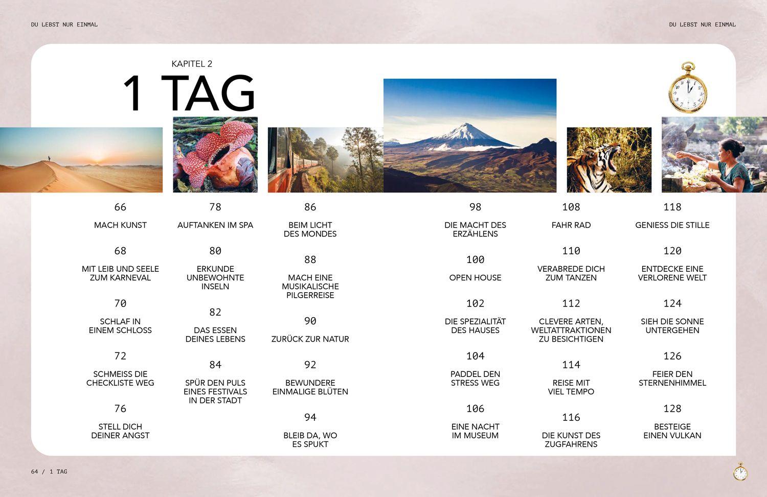 Beispielinhalt (Bild) LONELY PLANET Bildband Du lebst nur einmal