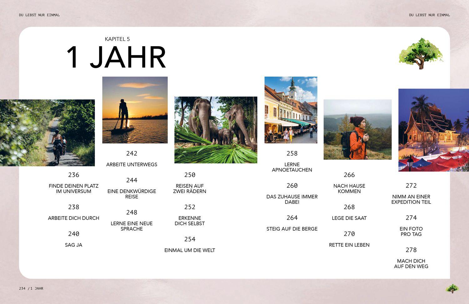 Beispielinhalt (Bild) LONELY PLANET Bildband Du lebst nur einmal