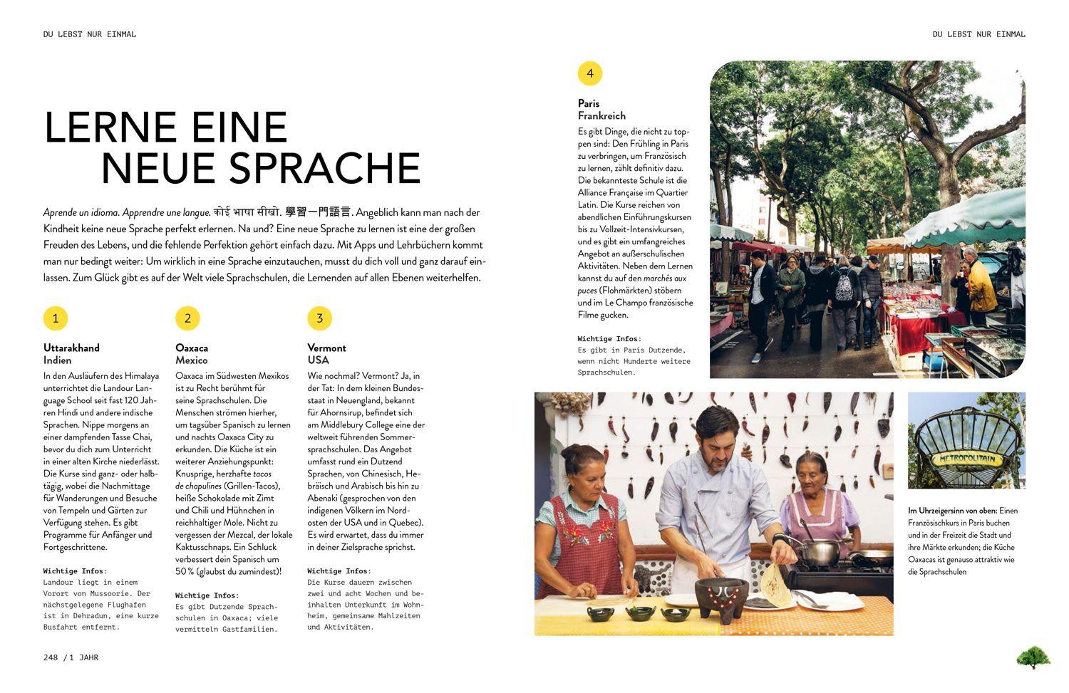 Beispielinhalt (Bild) LONELY PLANET Bildband Du lebst nur einmal