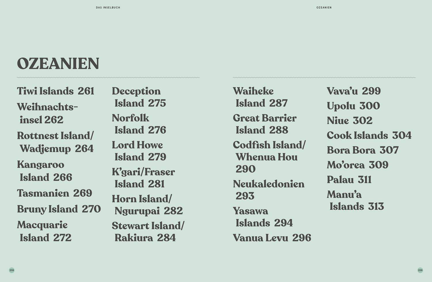 Beispielinhalt (Bild) LONELY PLANET Bildband Das Inselbuch