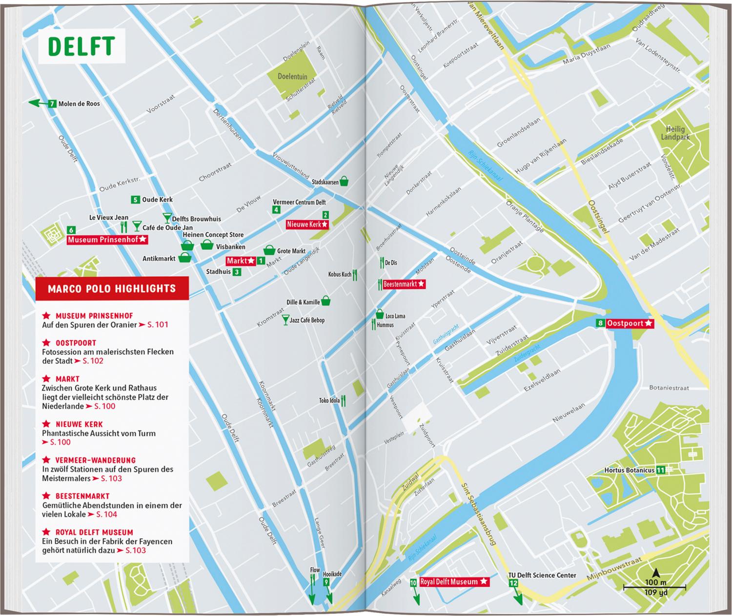 Beispielinhalt (Bild) MARCO POLO Reiseführer Rotterdam & Den Haag, Delft