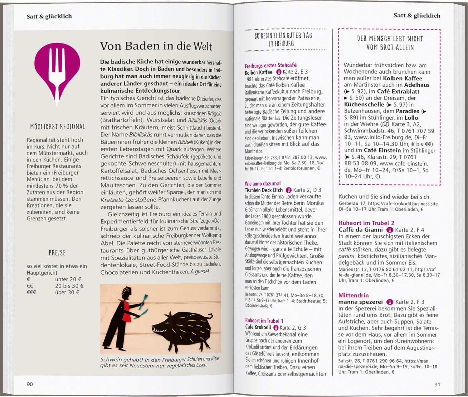 Beispielinhalt (Bild) DUMONT direkt Reiseführer Freiburg