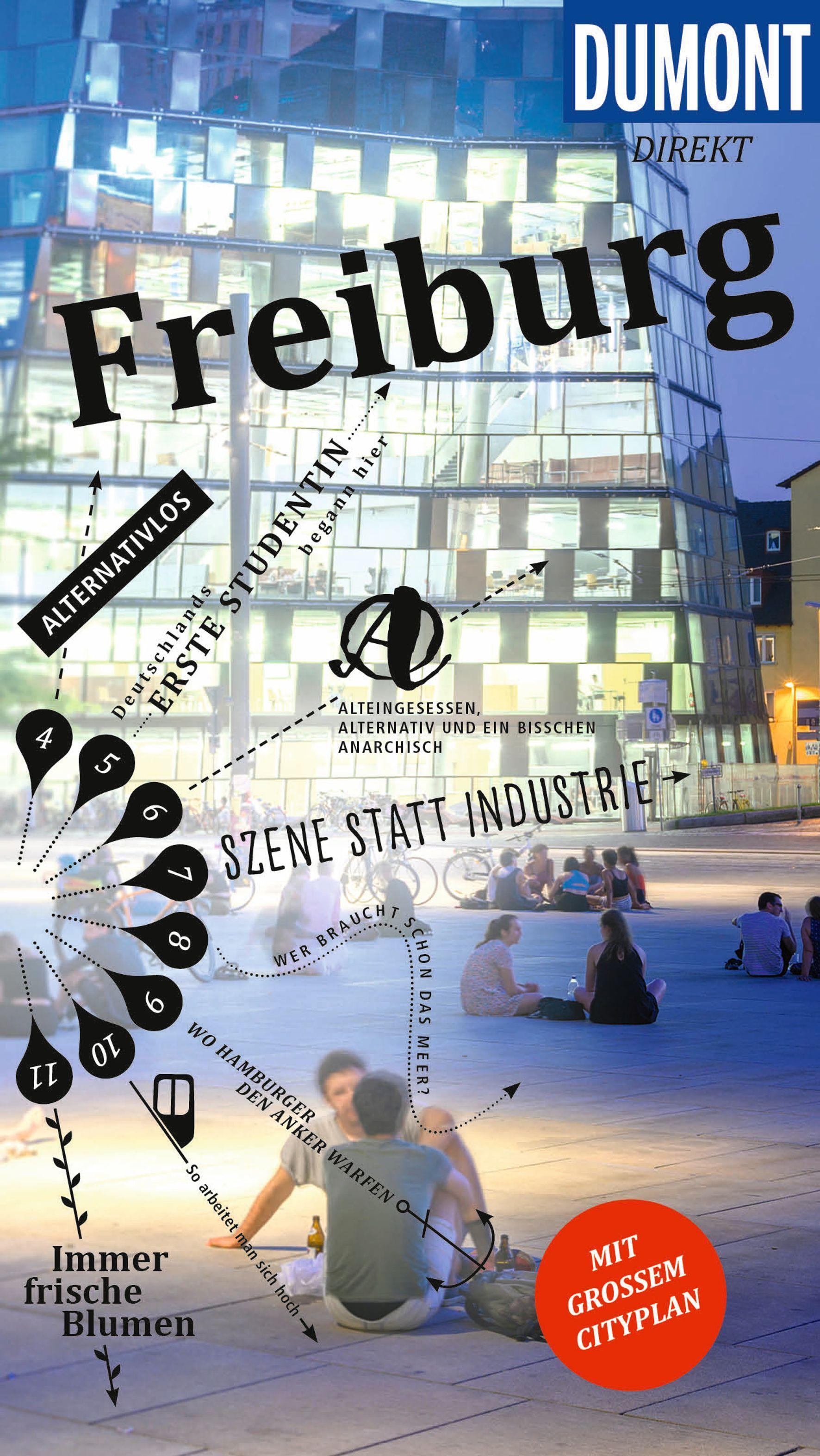 Vorderes Coverbild DUMONT direkt Reiseführer Freiburg