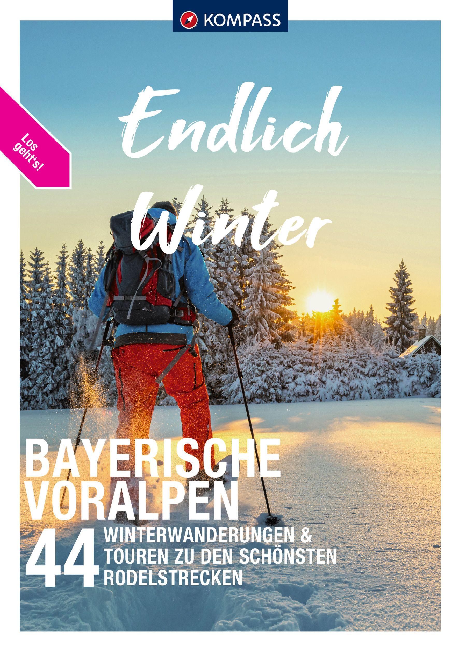 Vorderes Coverbild KOMPASS Endlich Winter - Bayerische Voralpen