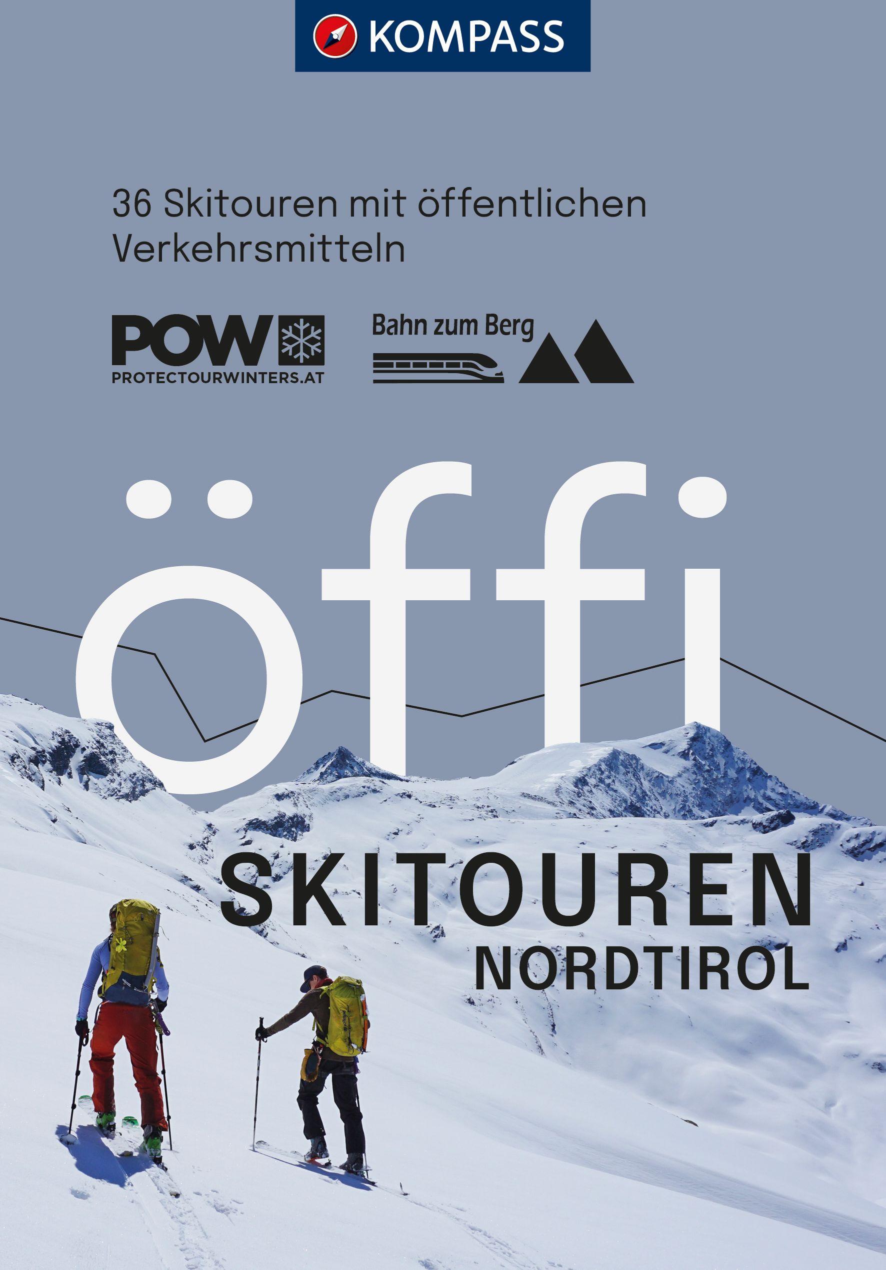 Vorderes Coverbild KOMPASS Öffi Skitouren Nordtirol