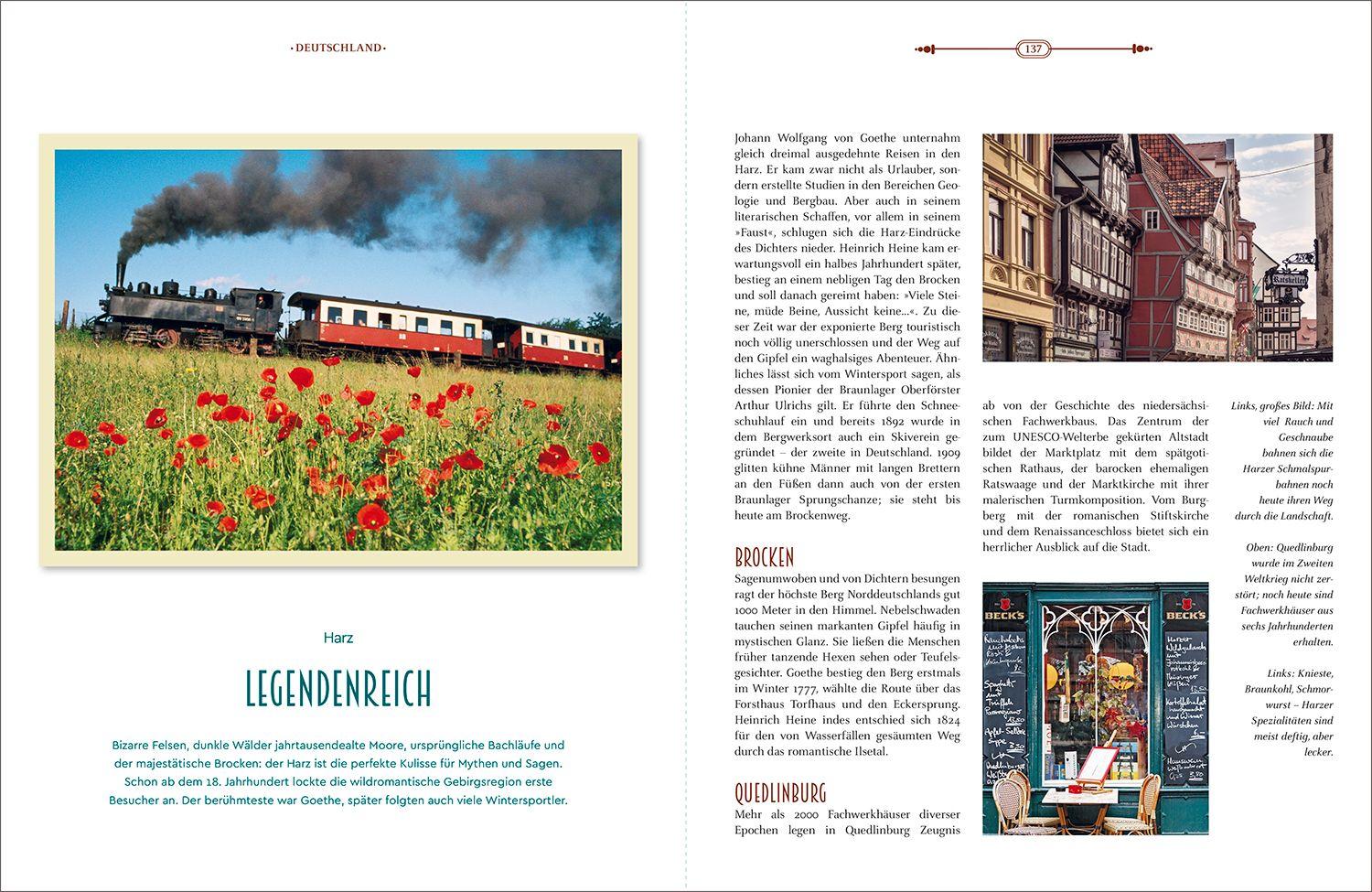 Beispielinhalt (Bild) KUNTH Bildband Heute so schön wie damals - Legendäre Urlaubsorte in Deutschland, Österreich und der Schweiz