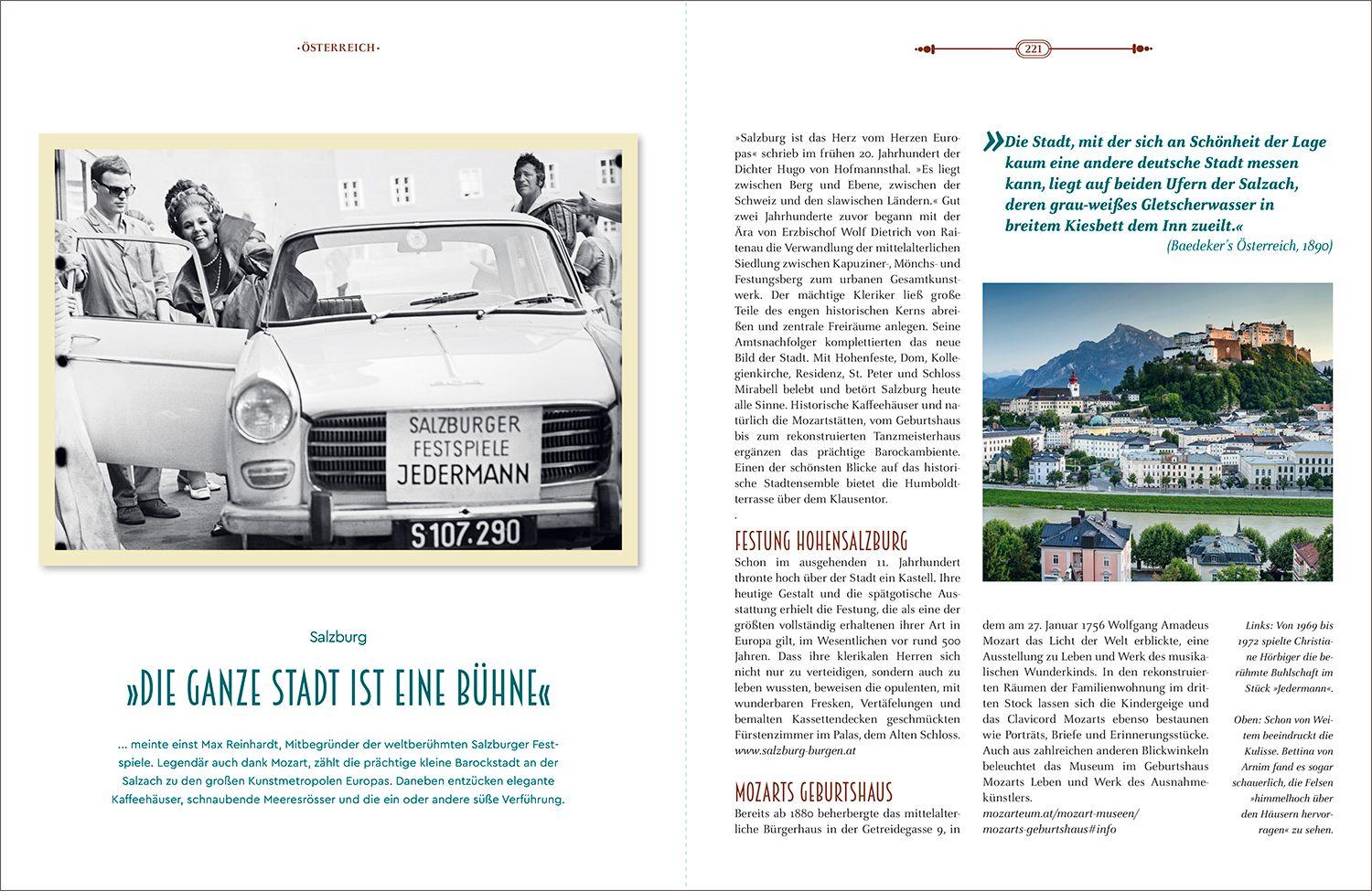 Beispielinhalt (Bild) KUNTH Bildband Heute so schön wie damals - Legendäre Urlaubsorte in Deutschland, Österreich und der Schweiz