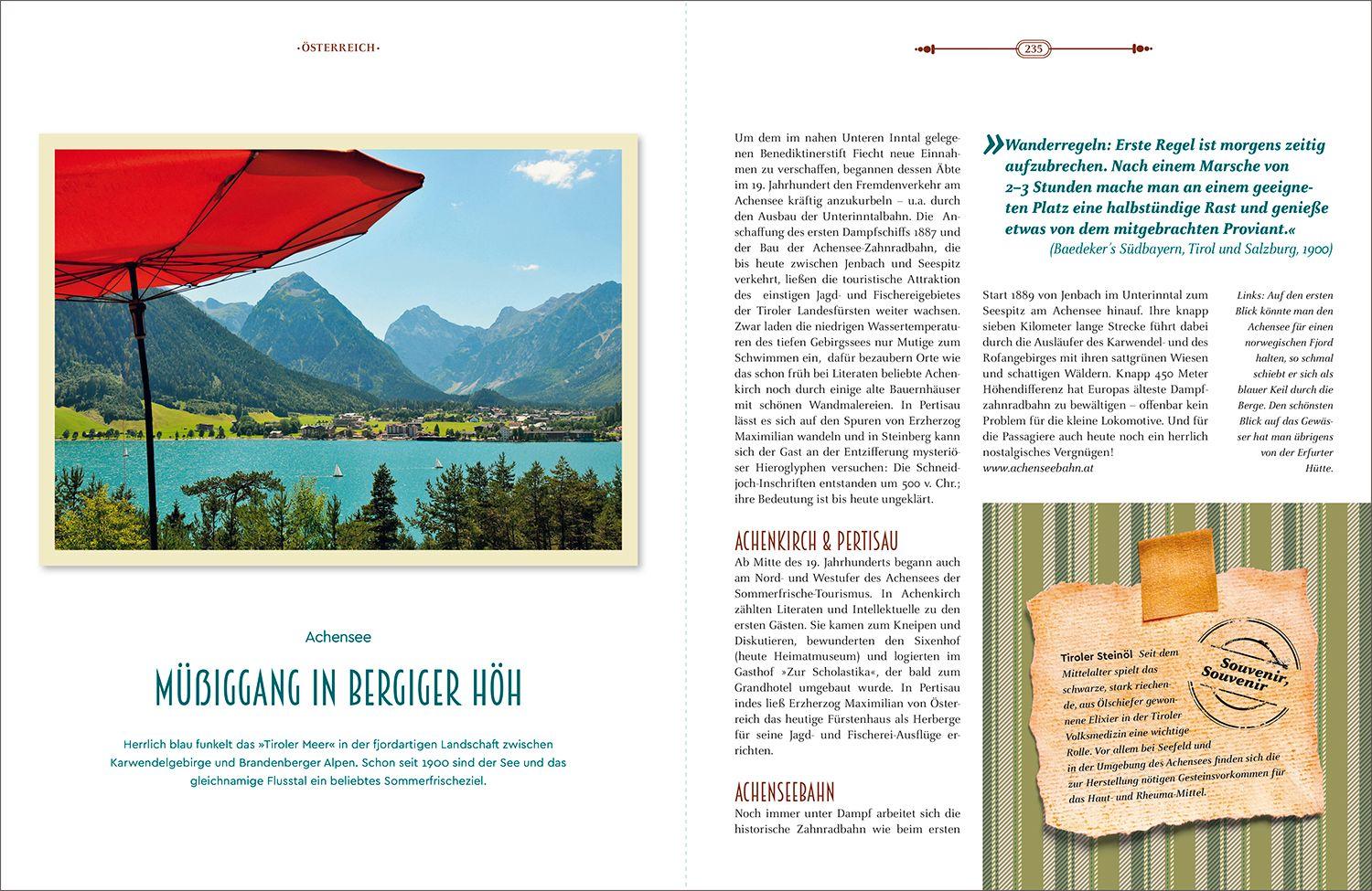 Beispielinhalt (Bild) KUNTH Bildband Heute so schön wie damals - Legendäre Urlaubsorte in Deutschland, Österreich und der Schweiz