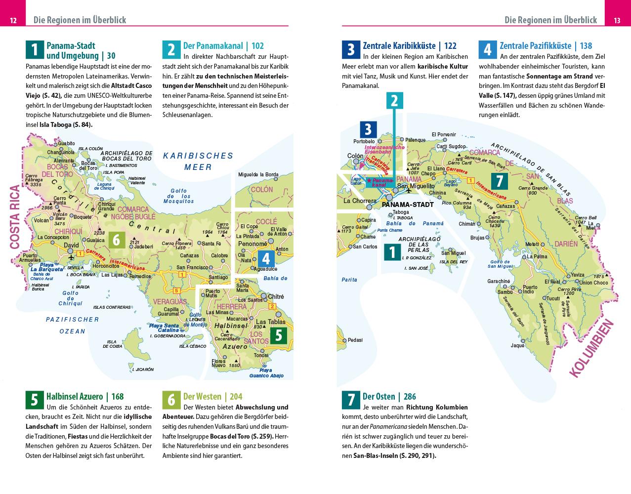 Beispielinhalt (Bild) Reise Know-How Reiseführer Panama