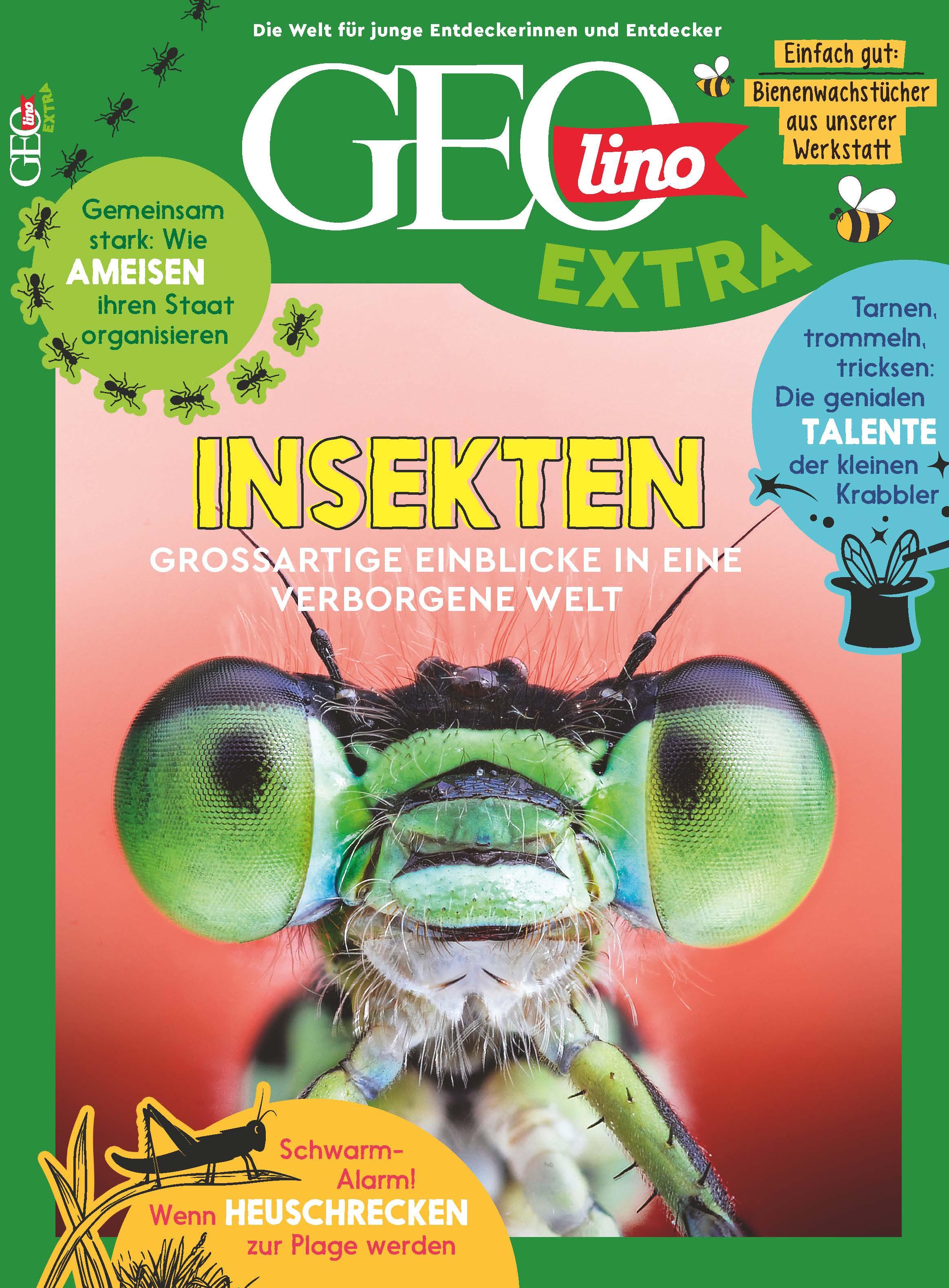 Vorderes Coverbild GEOlino Extra / GEOlino extra 101/2023 - Insekten