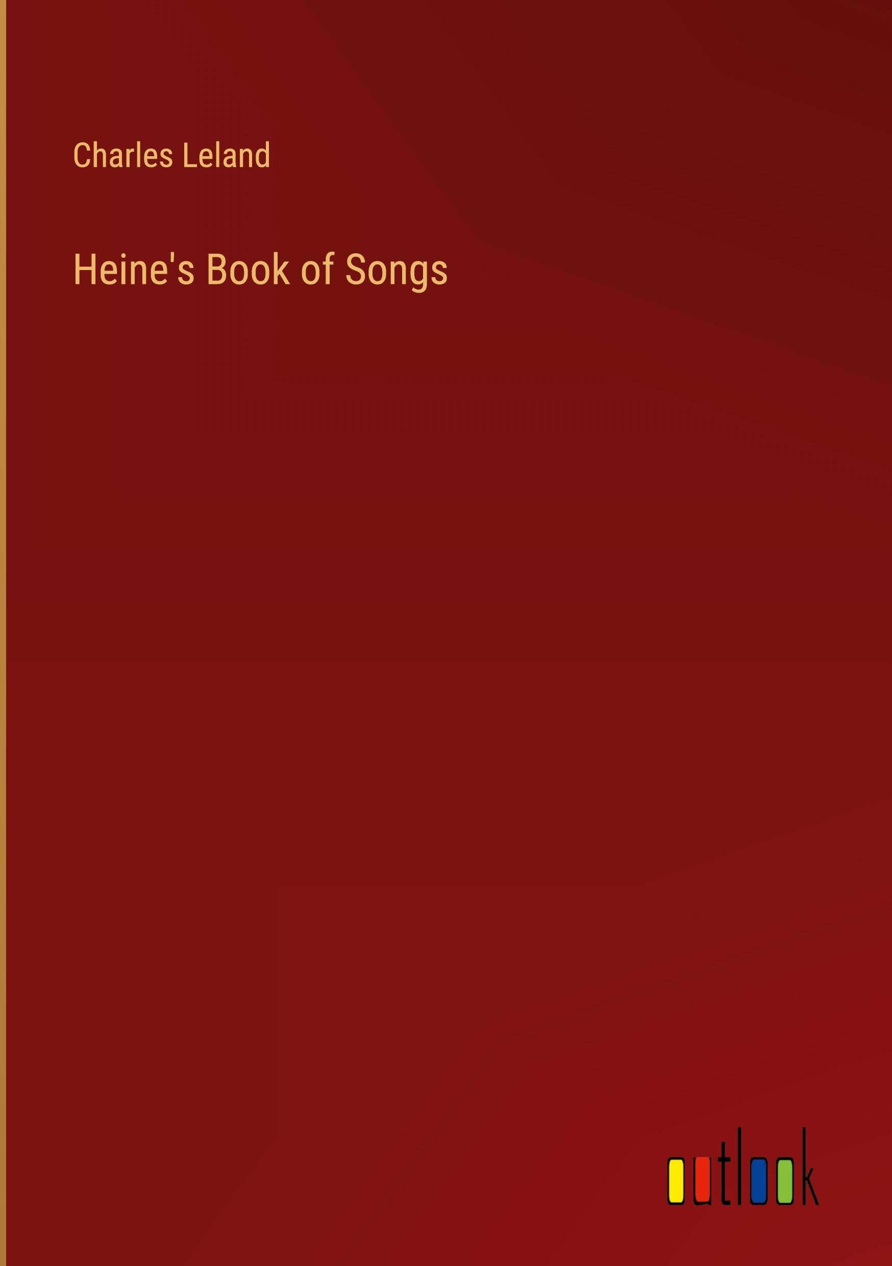 Vorderes Coverbild Heine's Book of Songs