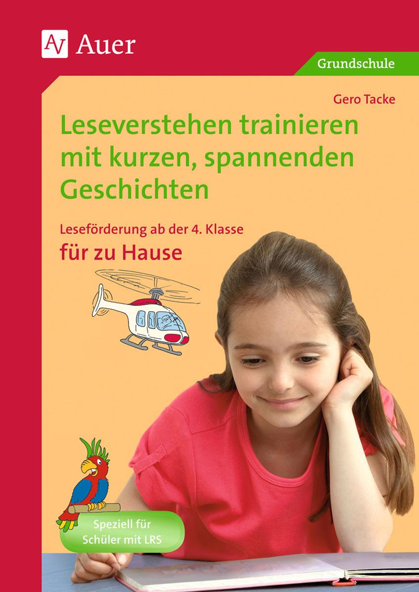 Vorderes Coverbild Leseverstehen trainieren, ab Klasse 4, zu Hause