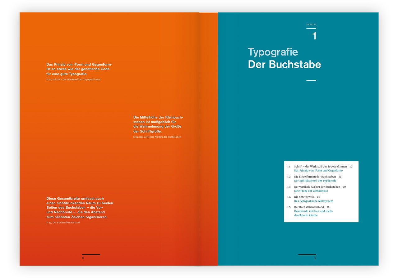 Beispielinhalt (Bild) Die typografische Komposition