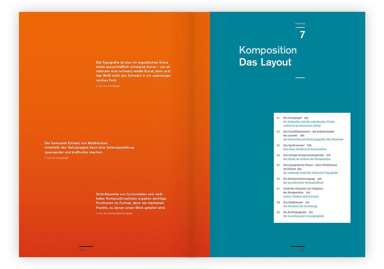 Beispielinhalt (Bild) Die typografische Komposition
