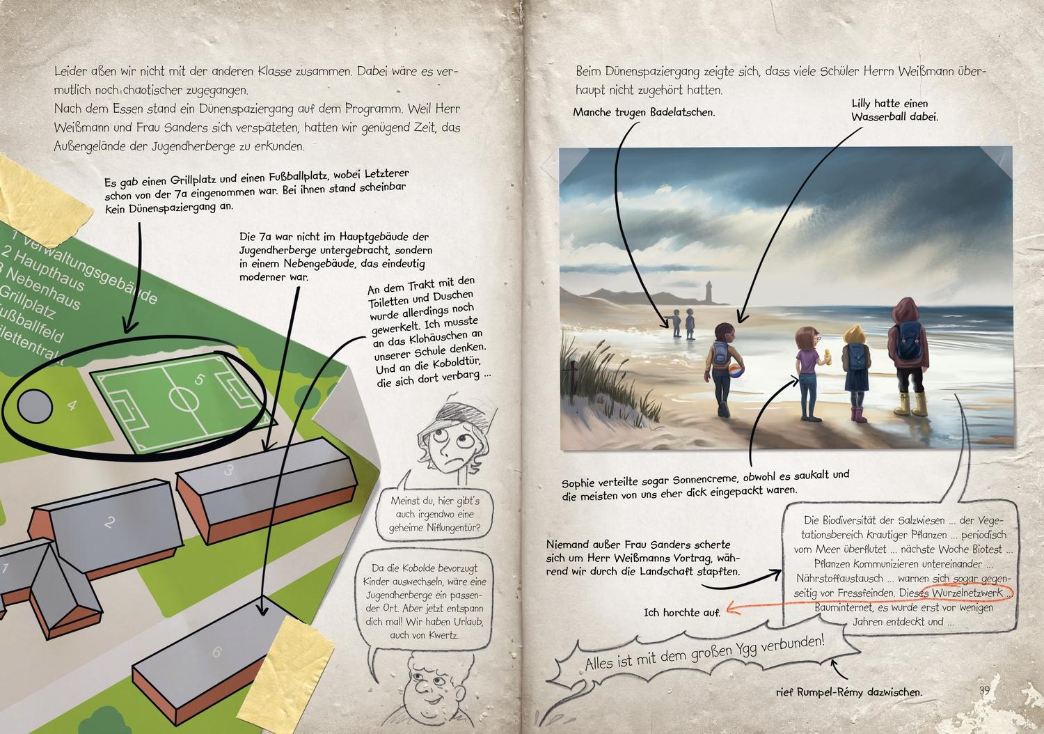 Beispielinhalt (Bild) KoboldKroniken 3. Klassenfahrt mit Klabauter