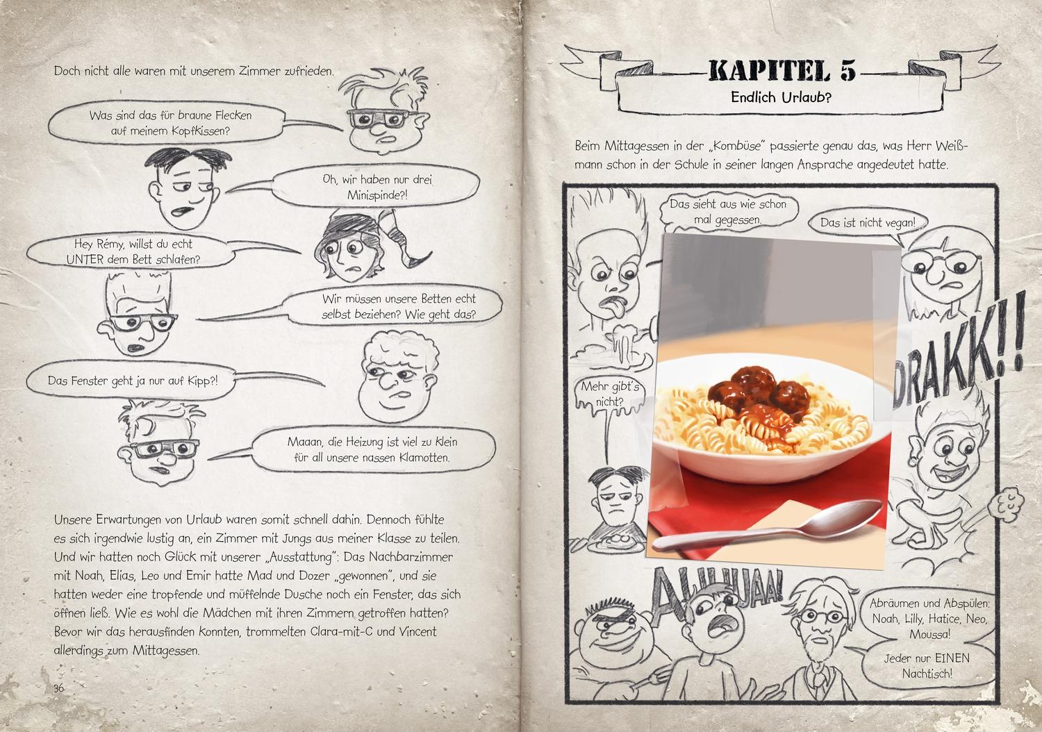 Beispielinhalt (Bild) KoboldKroniken 3. Klassenfahrt mit Klabauter