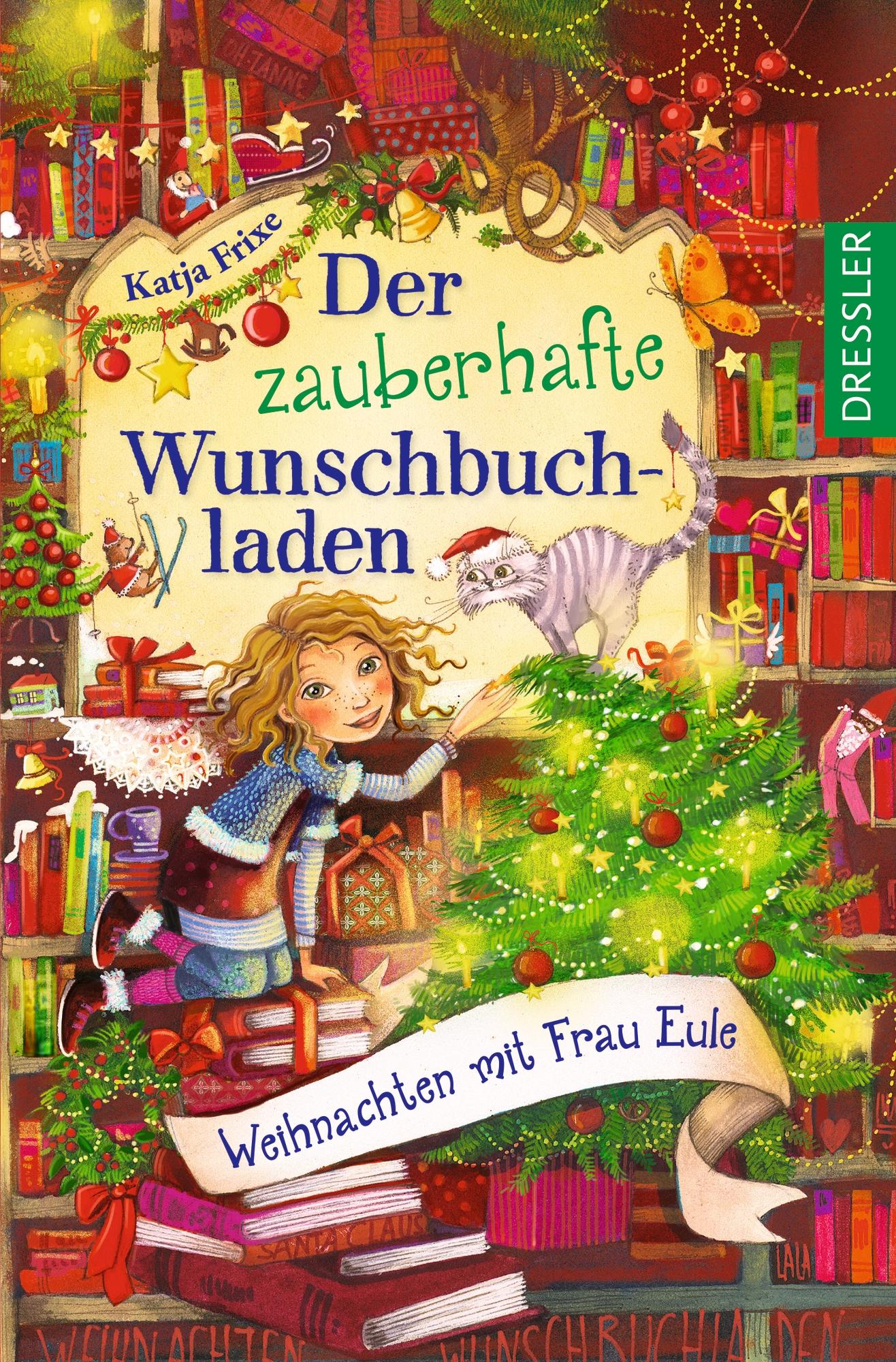 Vorderes Coverbild Der zauberhafte Wunschbuchladen 5. Weihnachten mit Frau Eule