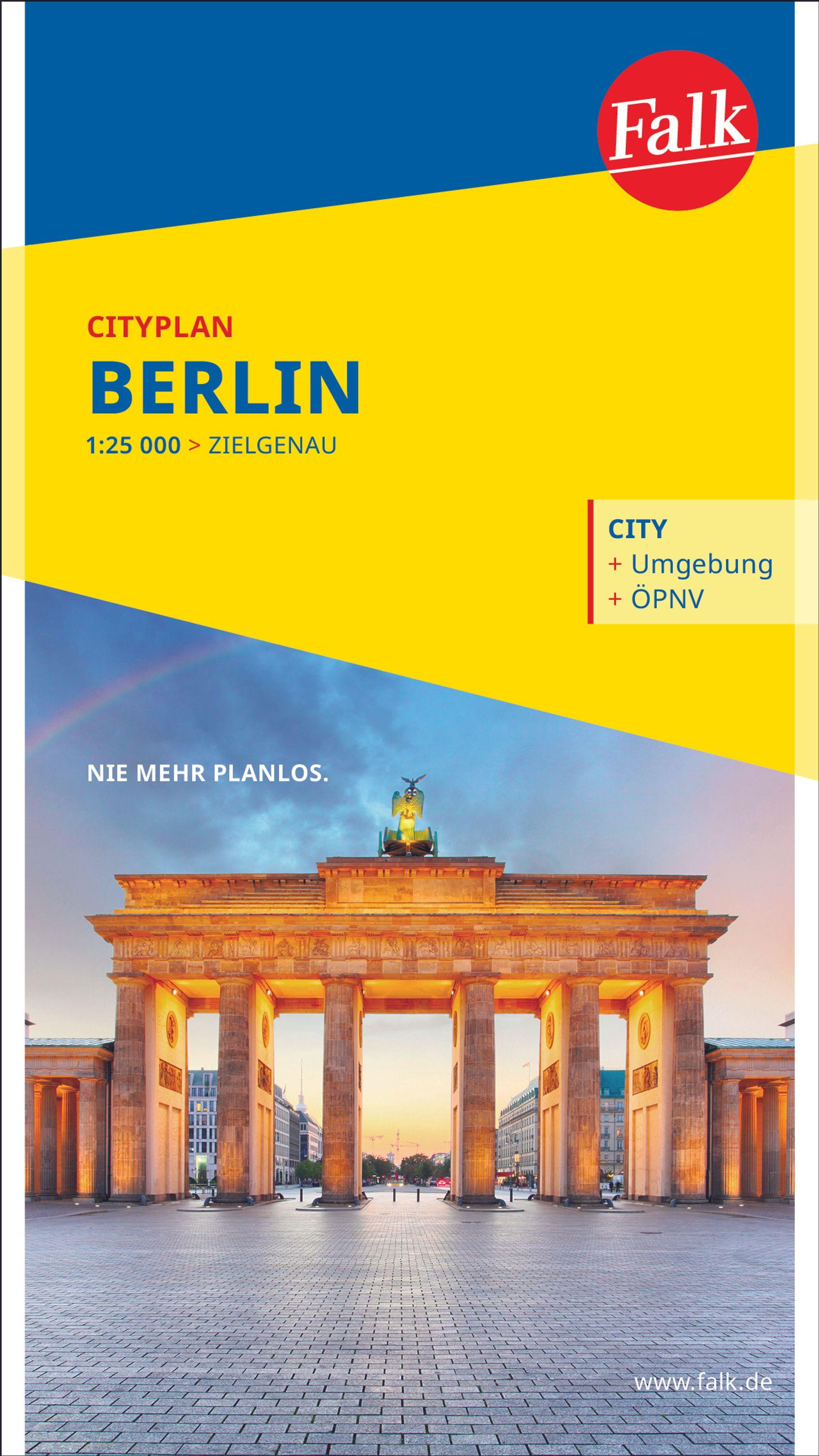 Vorderes Coverbild Falk Cityplan Berlin 1:25.000