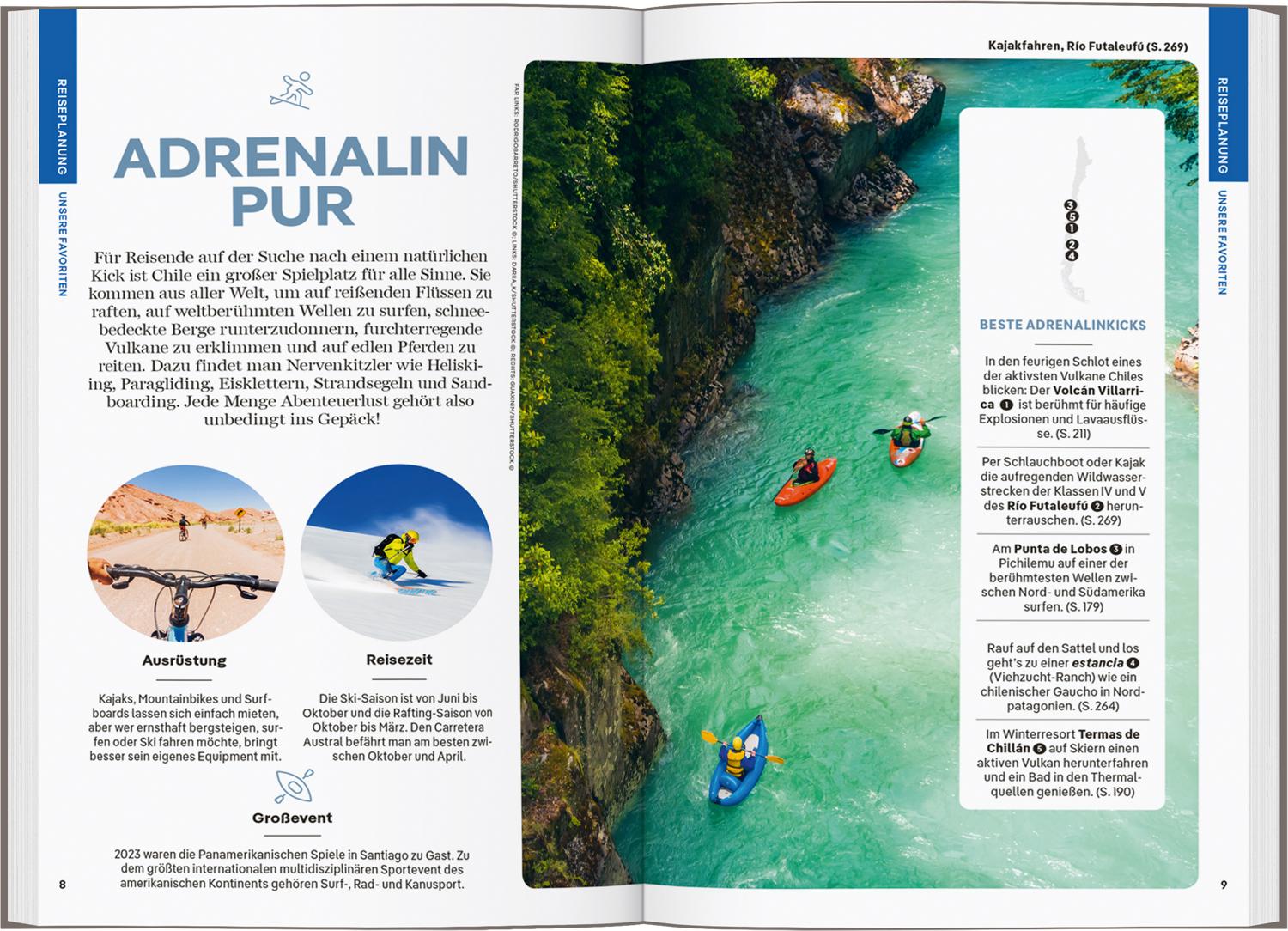 Beispielinhalt (Bild) LONELY PLANET Reiseführer Chile & Osterinsel
