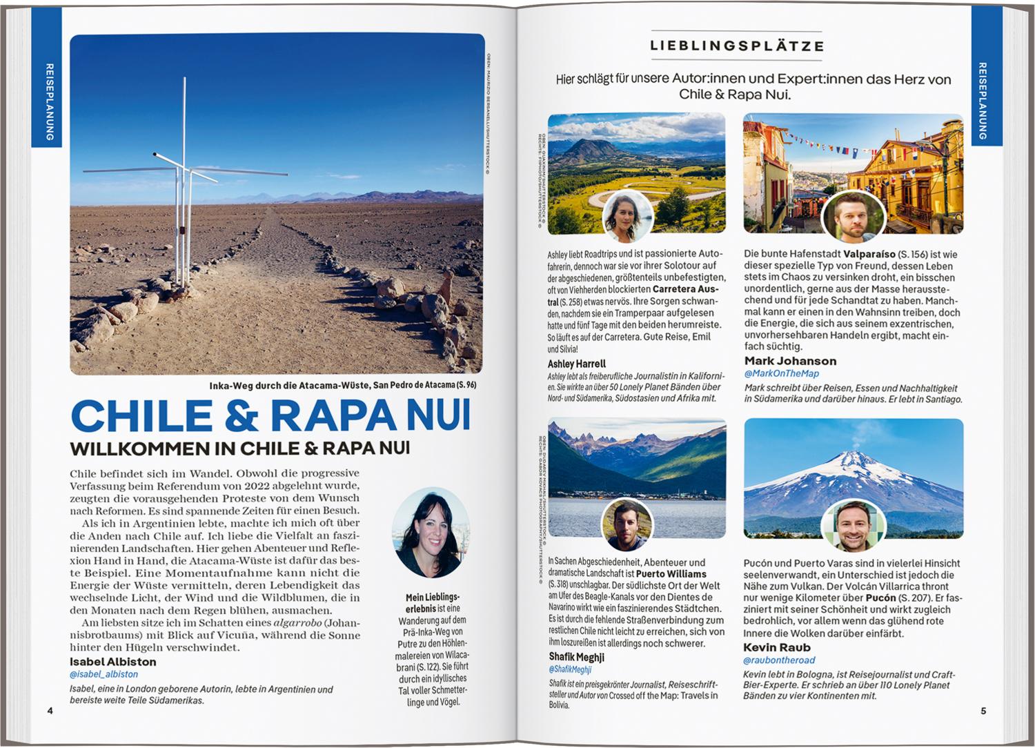Beispielinhalt (Bild) LONELY PLANET Reiseführer Chile & Osterinsel