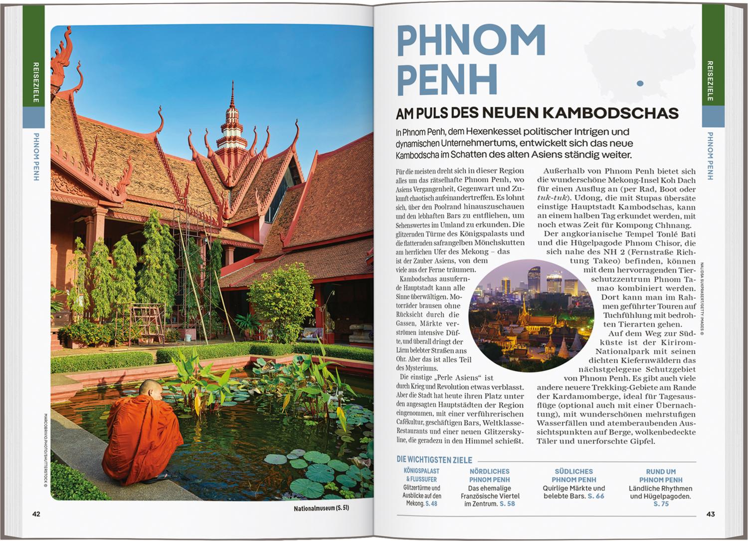 Beispielinhalt (Bild) LONELY PLANET Reiseführer Kambodscha