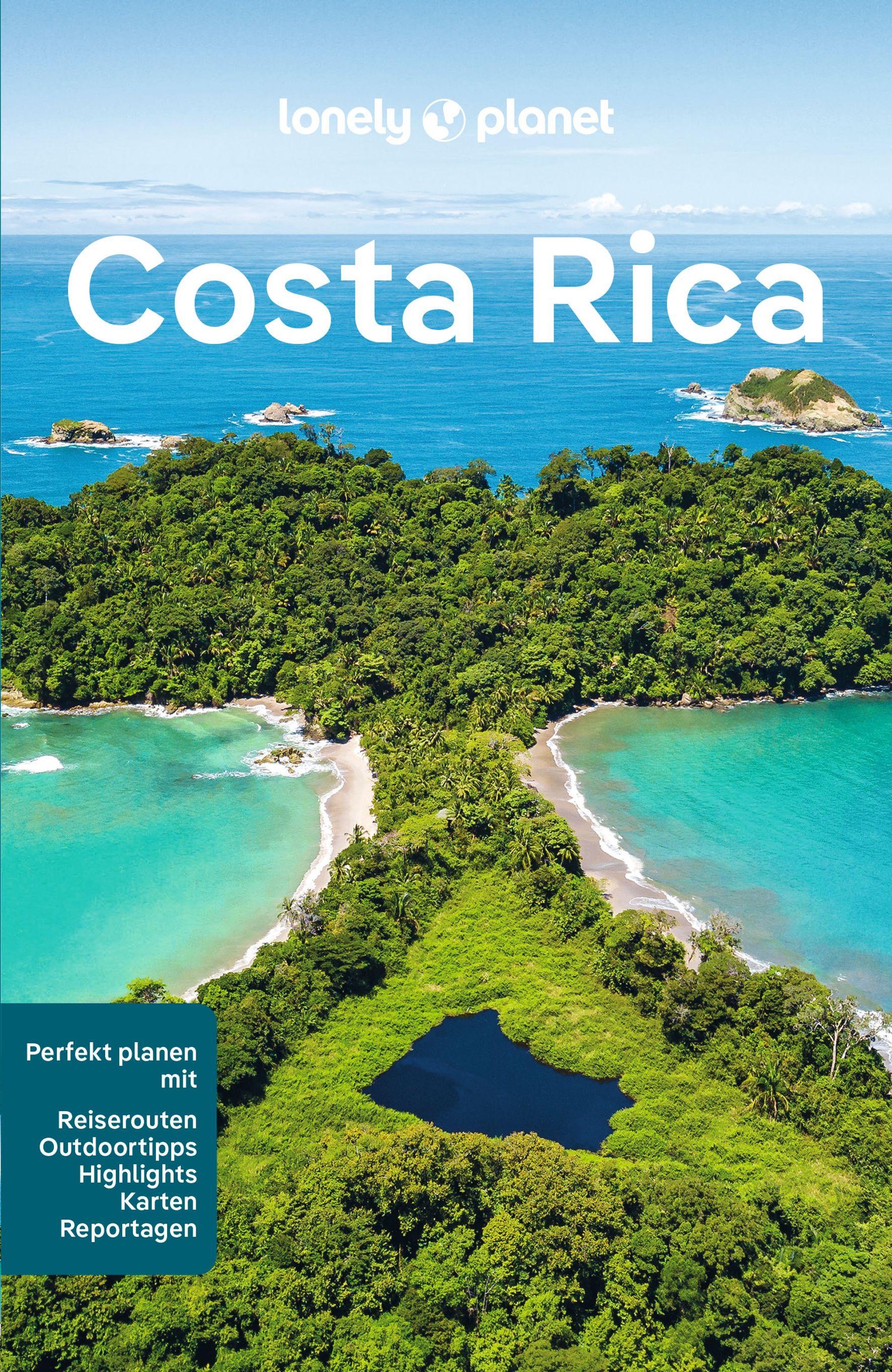 Vorderes Coverbild LONELY PLANET Reiseführer Costa Rica
