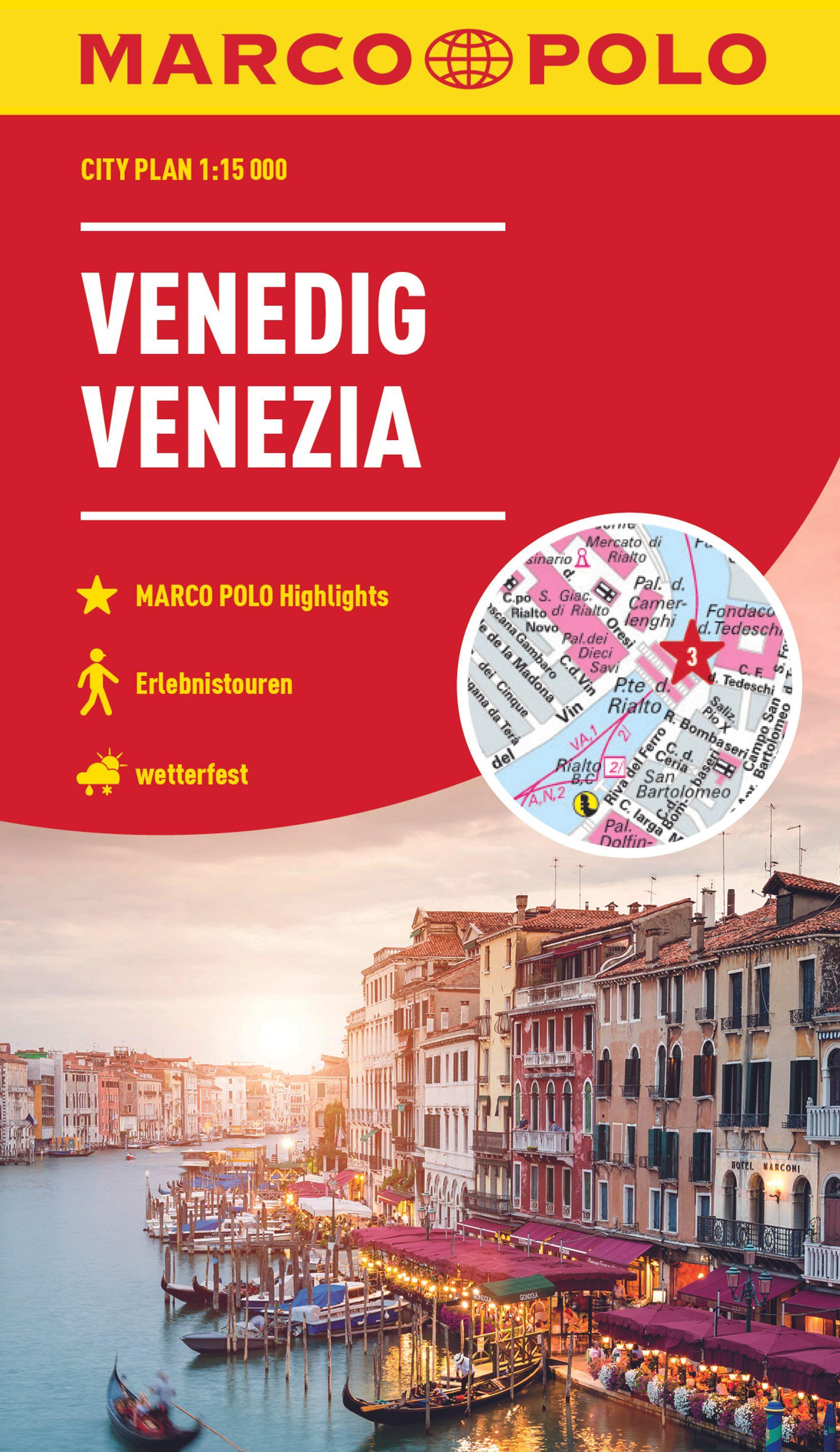 Vorderes Coverbild MARCO POLO Cityplan Venedig 1:5.500