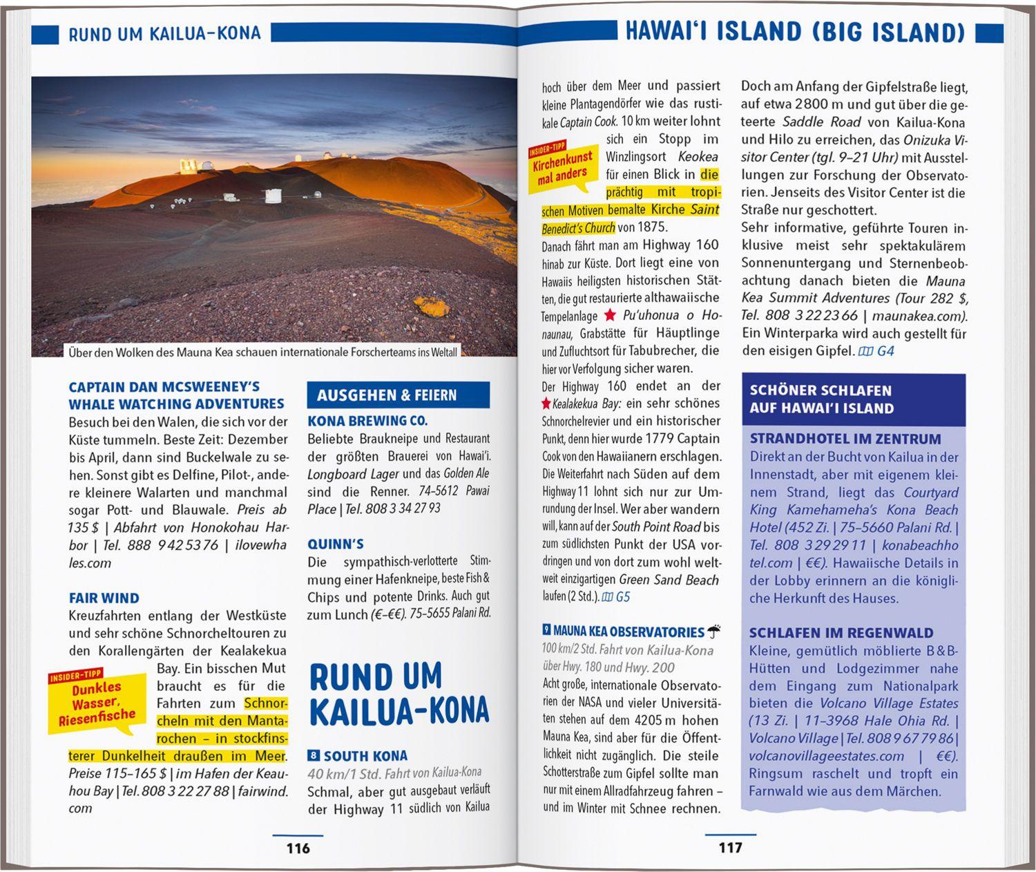 Beispielinhalt (Bild) MARCO POLO Reiseführer Hawaii