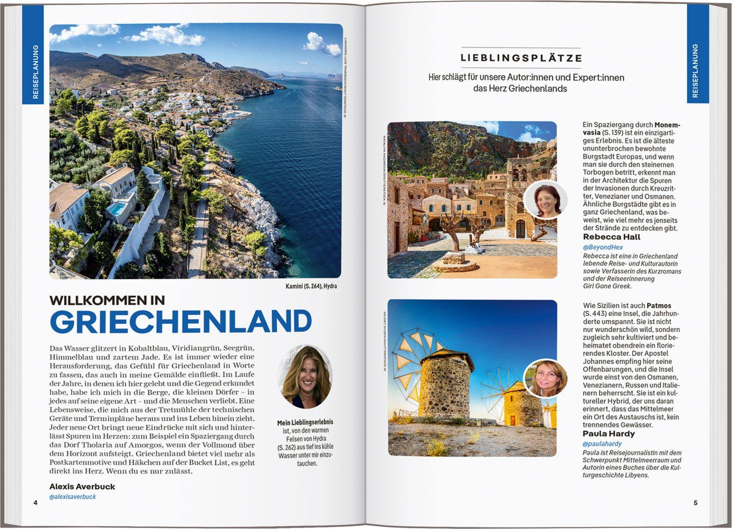 Beispielinhalt (Bild) LONELY PLANET Reiseführer Griechenland
