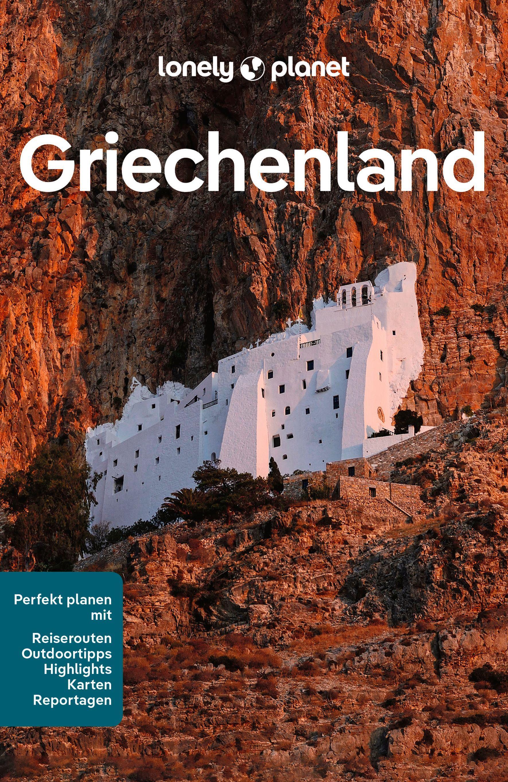 Vorderes Coverbild LONELY PLANET Reiseführer Griechenland