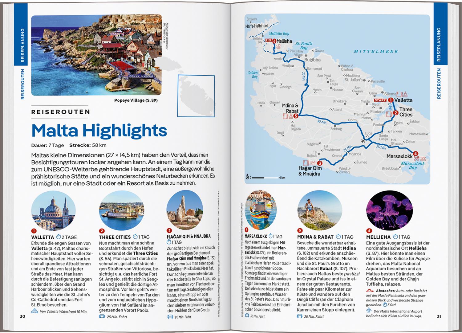 Beispielinhalt (Bild) LONELY PLANET Reiseführer Malta & Gozo