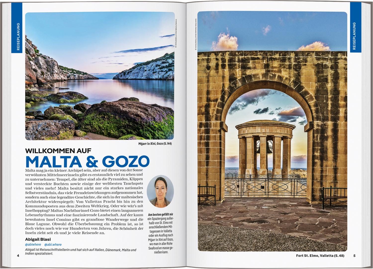 Beispielinhalt (Bild) LONELY PLANET Reiseführer Malta & Gozo