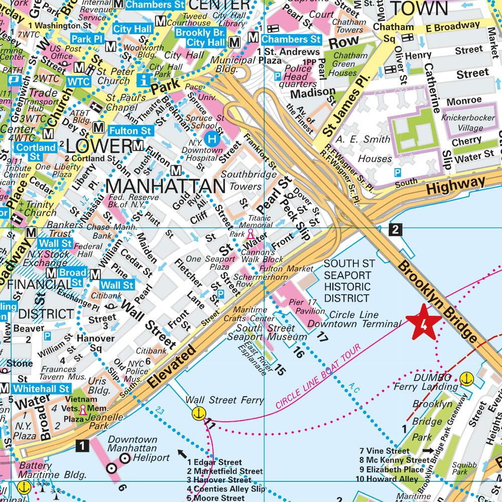 Beispielinhalt (Bild) MARCO POLO Cityplan New York 1:12.000