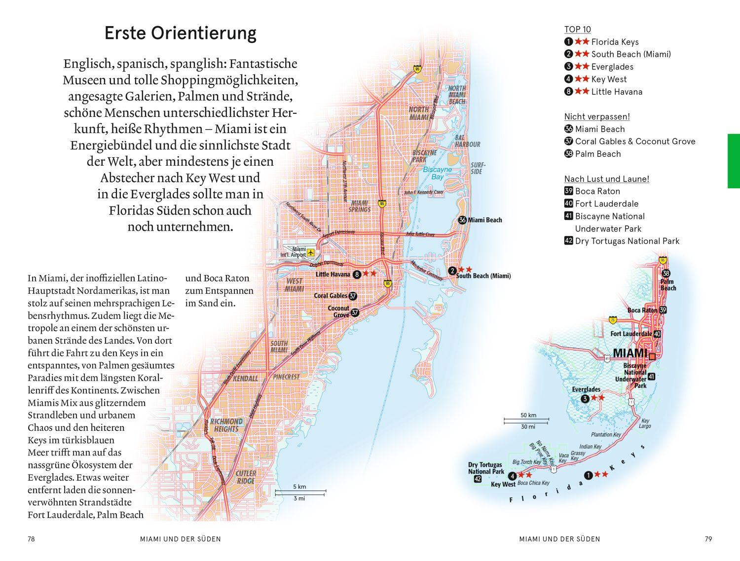 Beispielinhalt (Bild) Baedeker SMART Reiseführer Florida