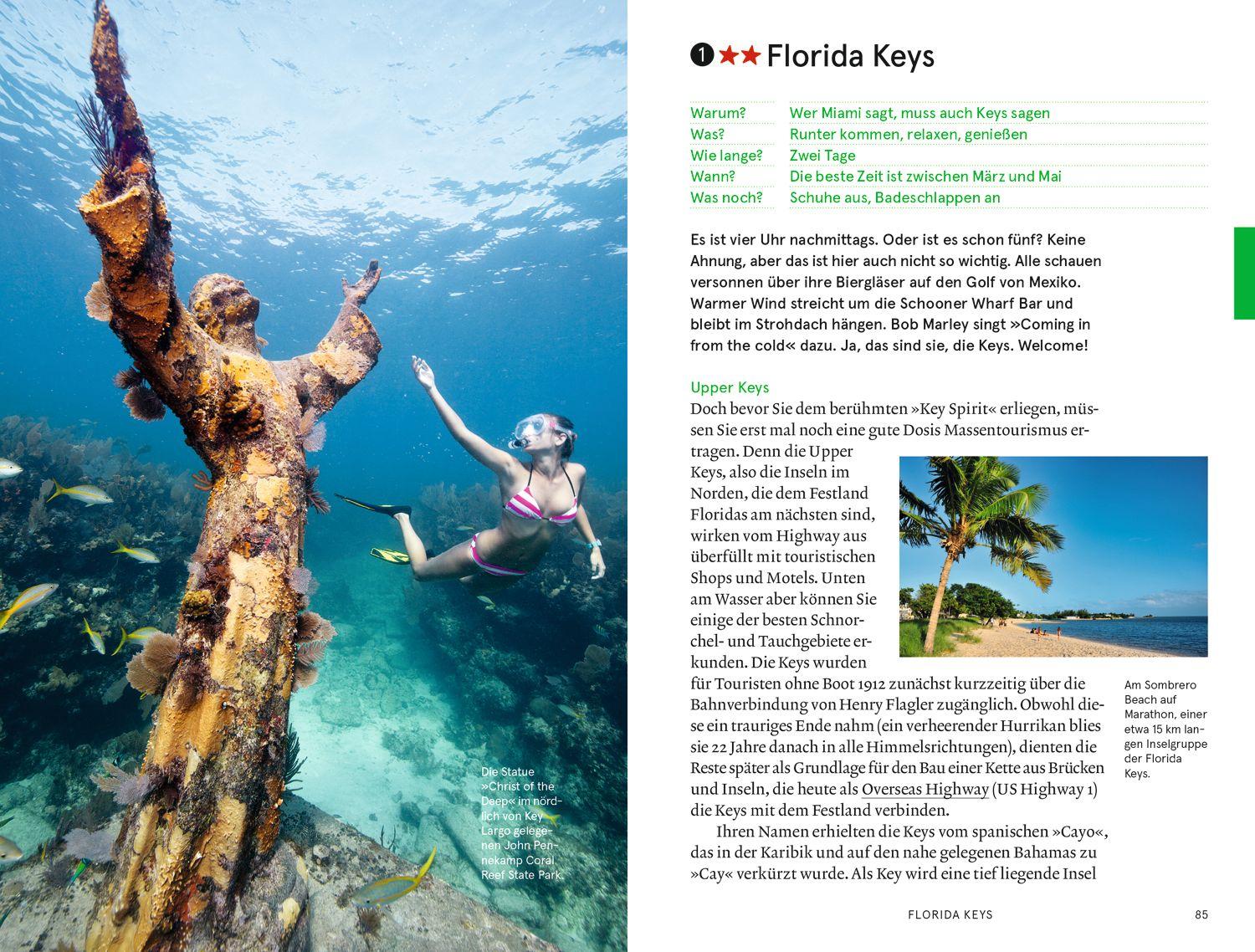 Beispielinhalt (Bild) Baedeker SMART Reiseführer Florida