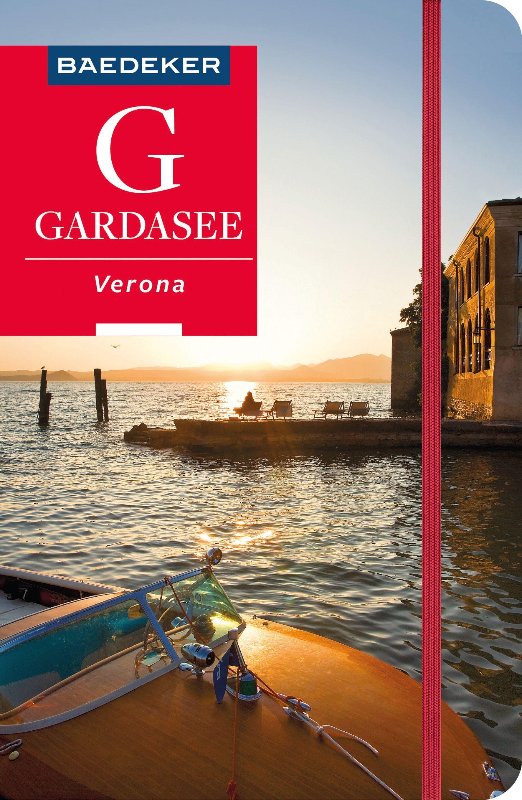 Vorderes Coverbild Baedeker Reiseführer Gardasee, Verona