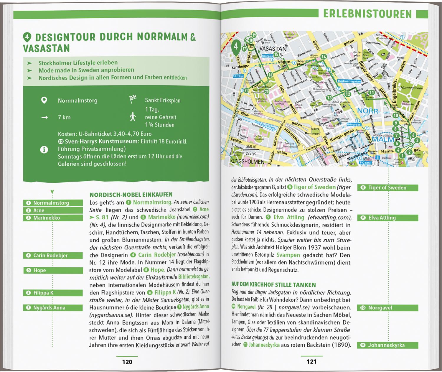 Beispielinhalt (Bild) MARCO POLO Reiseführer Stockholm
