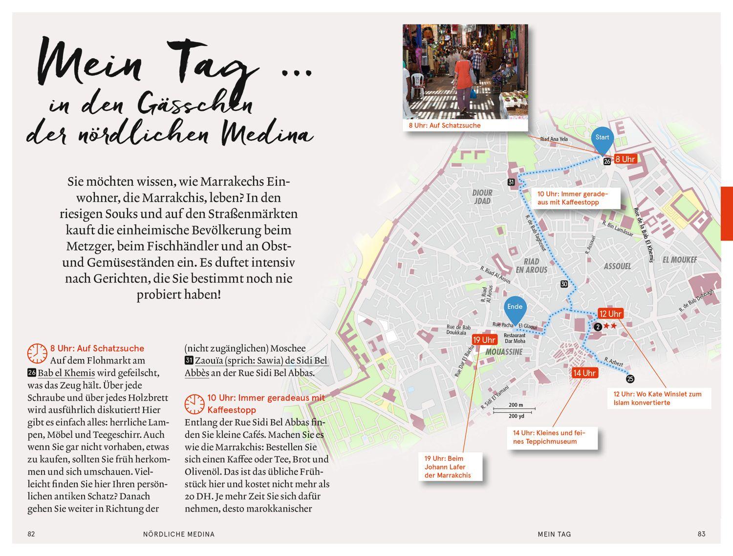 Beispielinhalt (Bild) Baedeker SMART Reiseführer Marrakesch