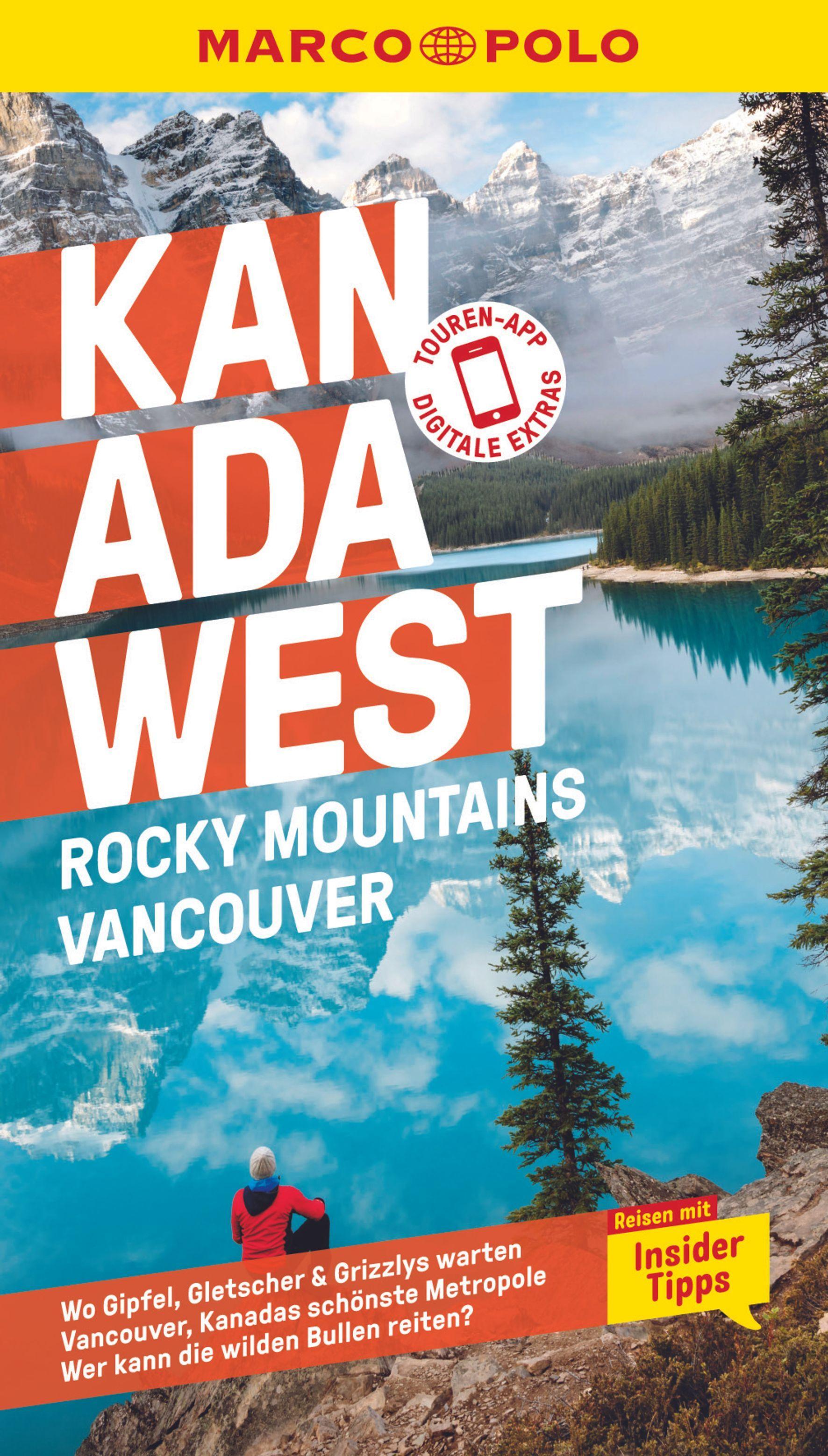 Vorderes Coverbild MARCO POLO Reiseführer Kanada West, Rocky Mountains, Vancouver
