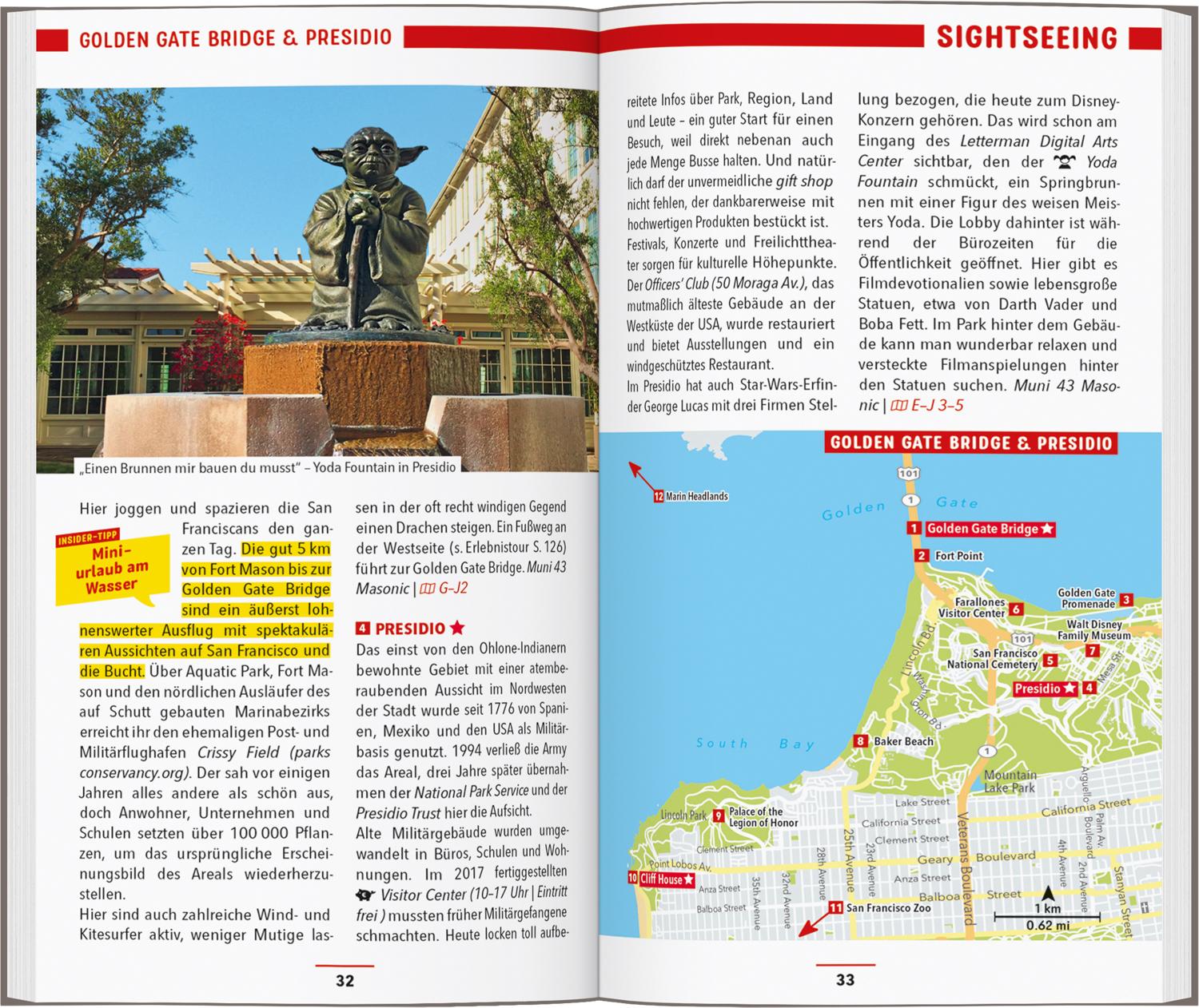 Beispielinhalt (Bild) MARCO POLO Reiseführer San Francisco
