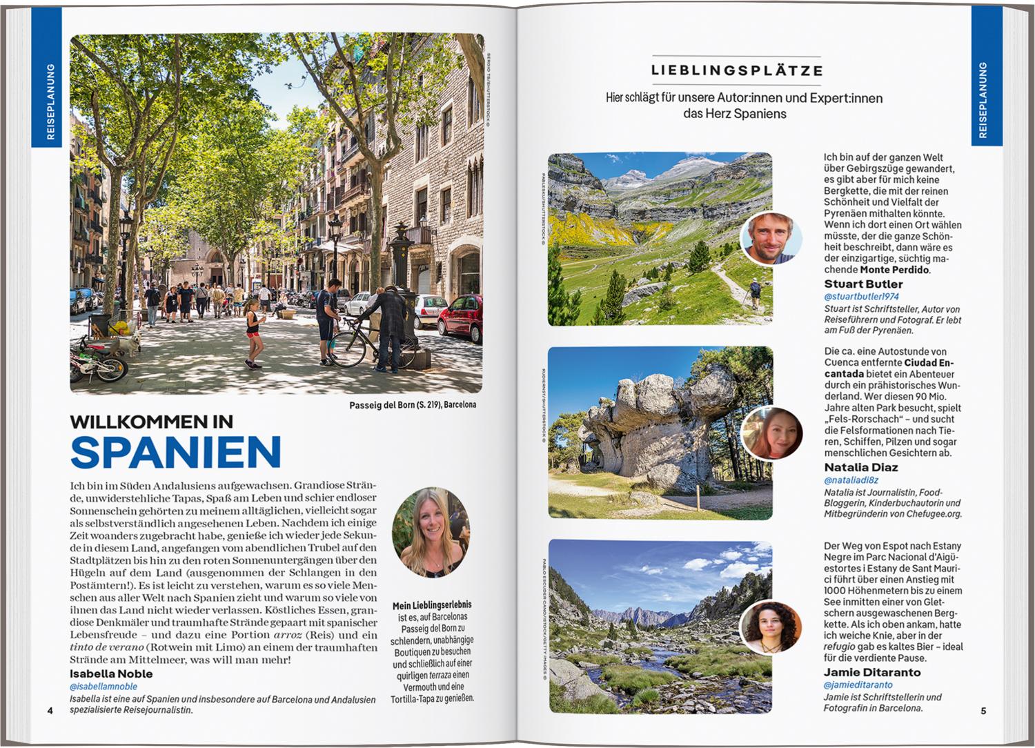 Beispielinhalt (Bild) LONELY PLANET Reiseführer Spanien