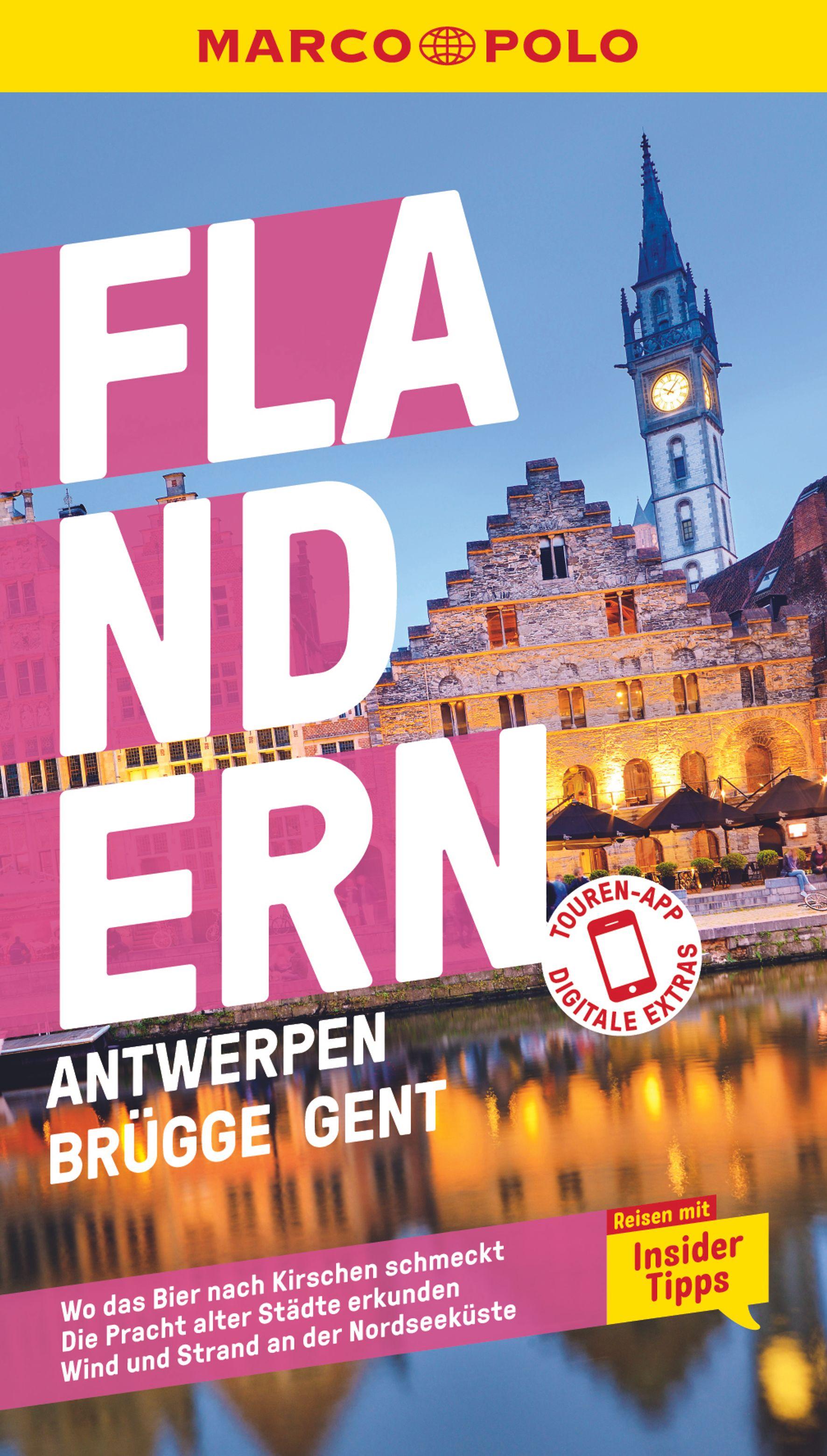 Vorderes Coverbild MARCO POLO Reiseführer Flandern, Antwerpen, Brügge, Gent