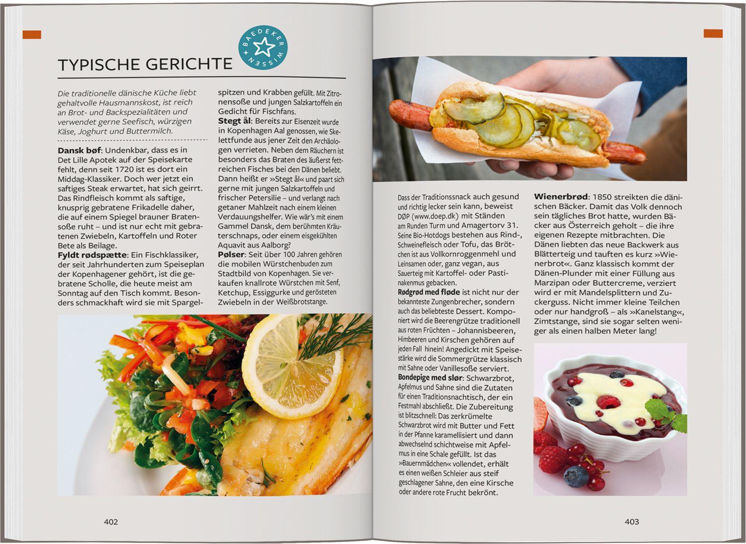 Beispielinhalt (Bild) Baedeker Reiseführer Dänemark